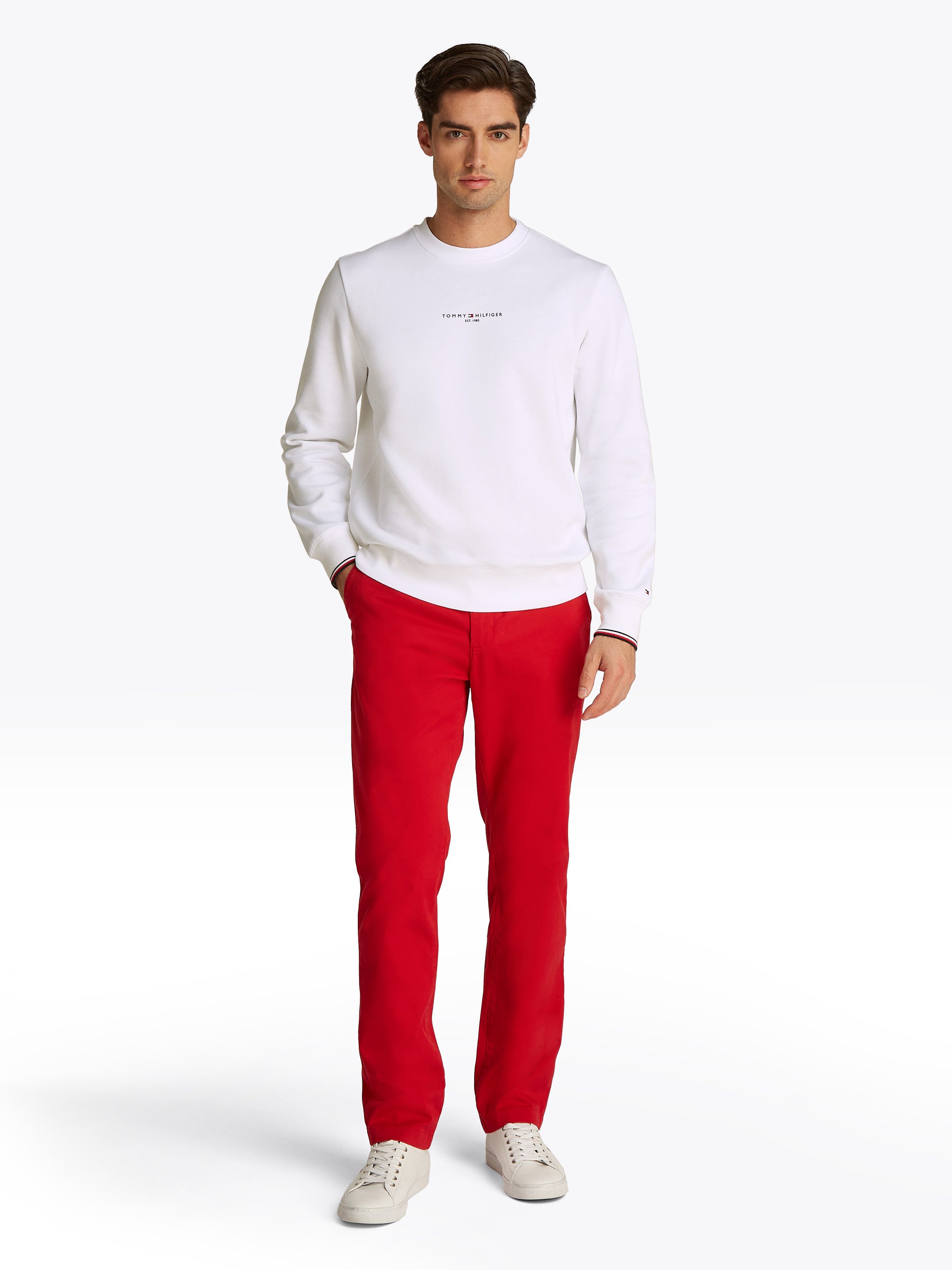 Tommy Hilfiger Sweatshirt SMALL TOMMY LOGO CREWNECK