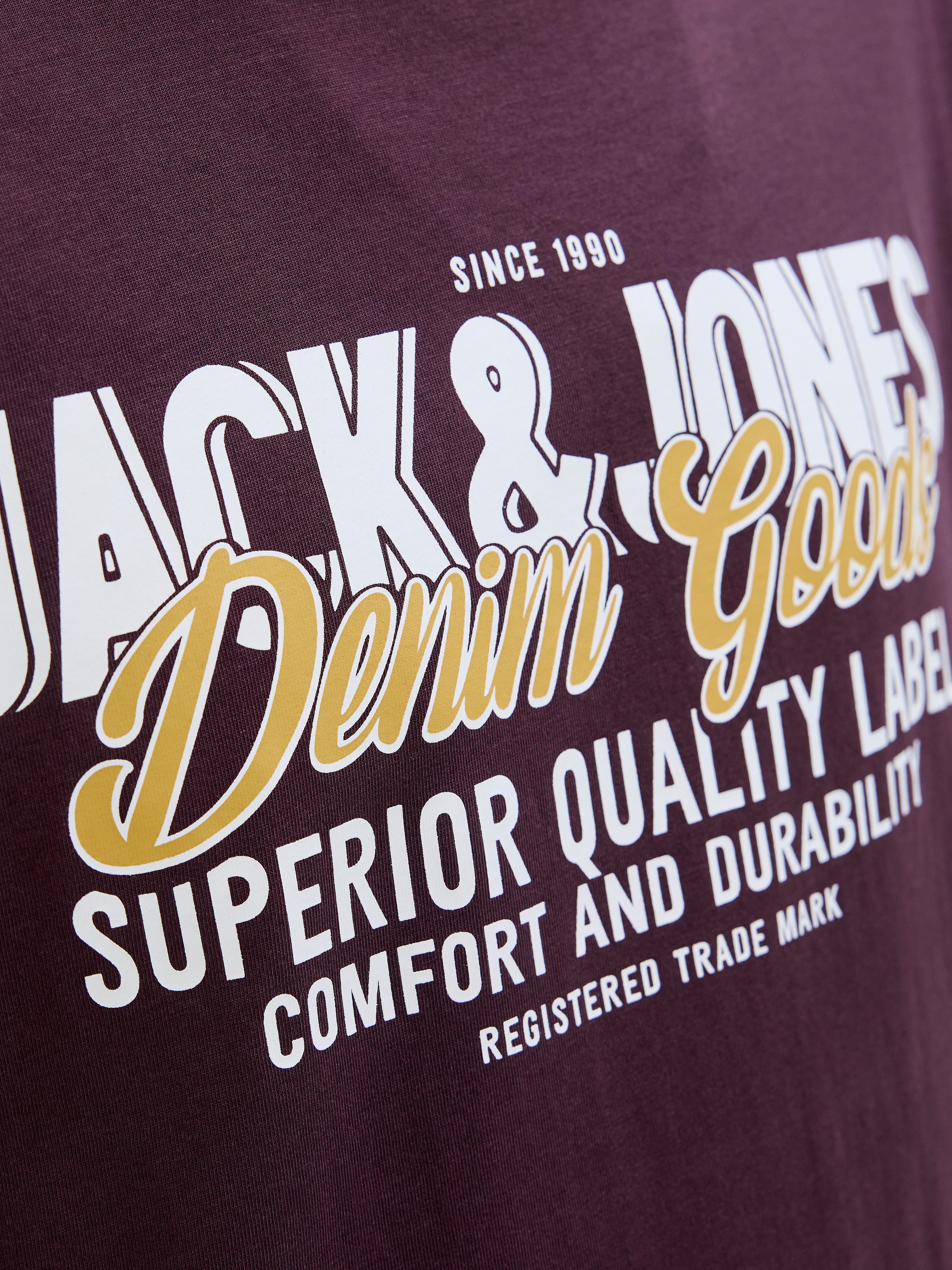 Jack & Jones PlusSize T-shirt JJELOGO TEE SS ONECK 2 COL AW25 NOOS PLS