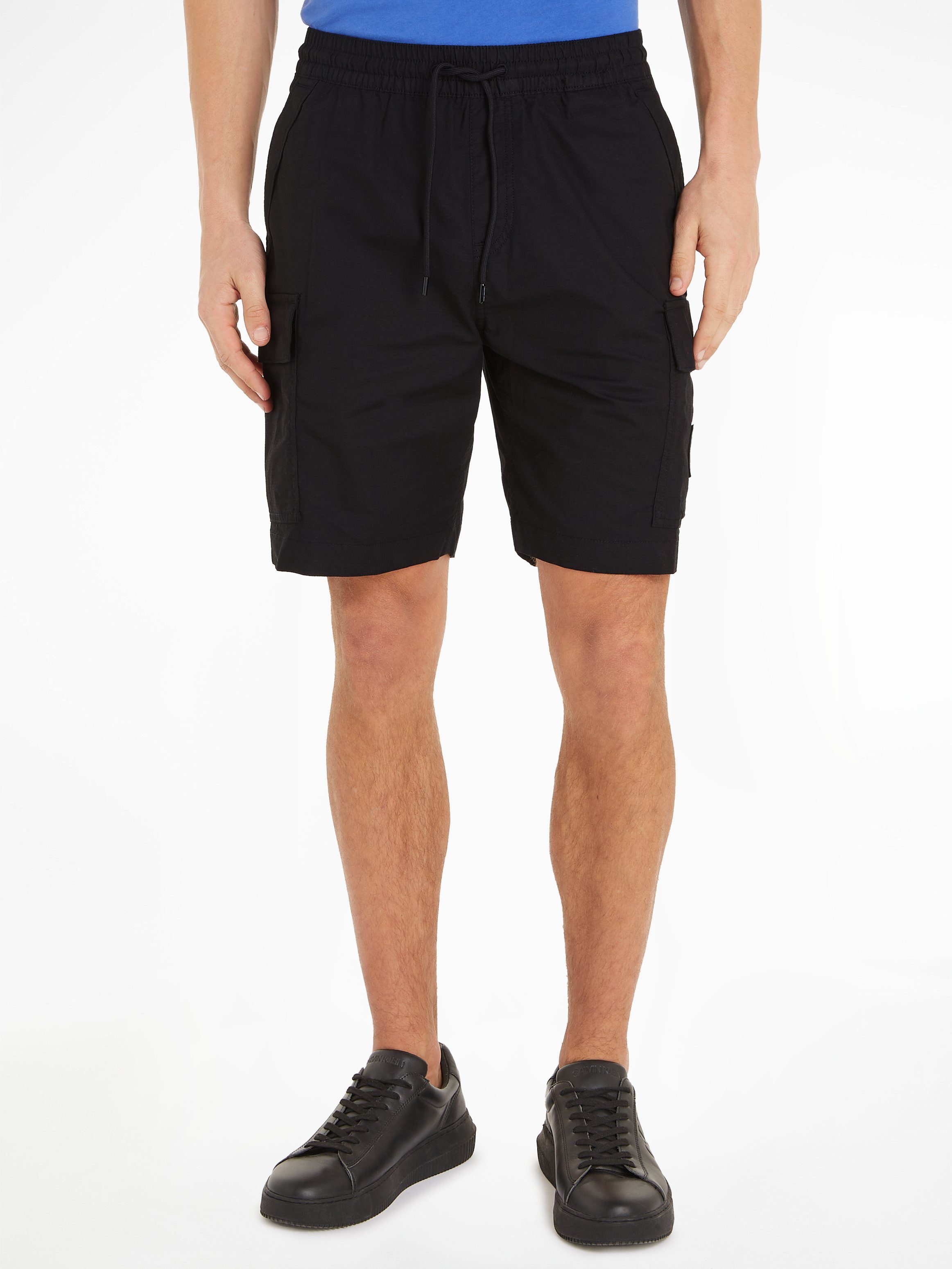 Calvin Klein Sweatshort WASHED CARGO SHORT