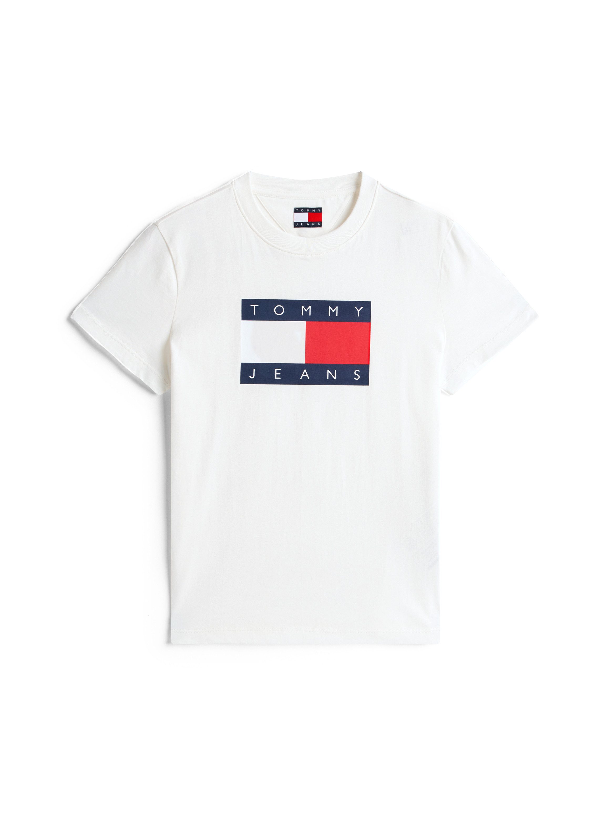 TOMMY JEANS Shirt met korte mouwen TJW REG TJ FLAG SS TEE