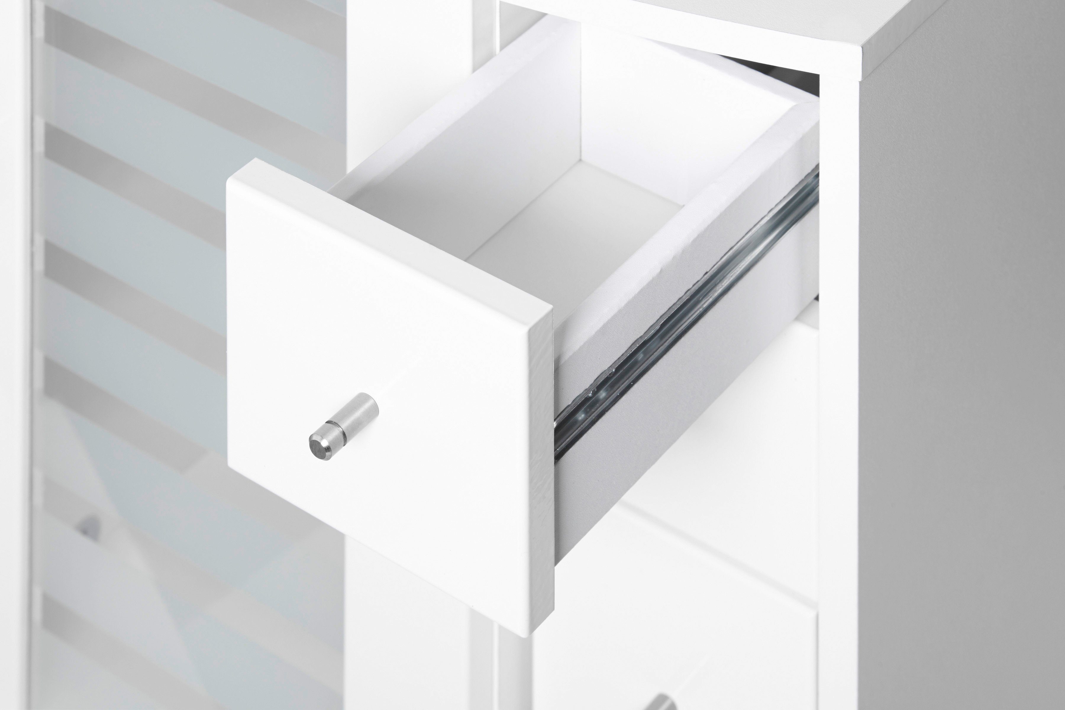 welltime Wastafelonderkast Jaca Breedte 60 cm, met hoogglanzende fronten