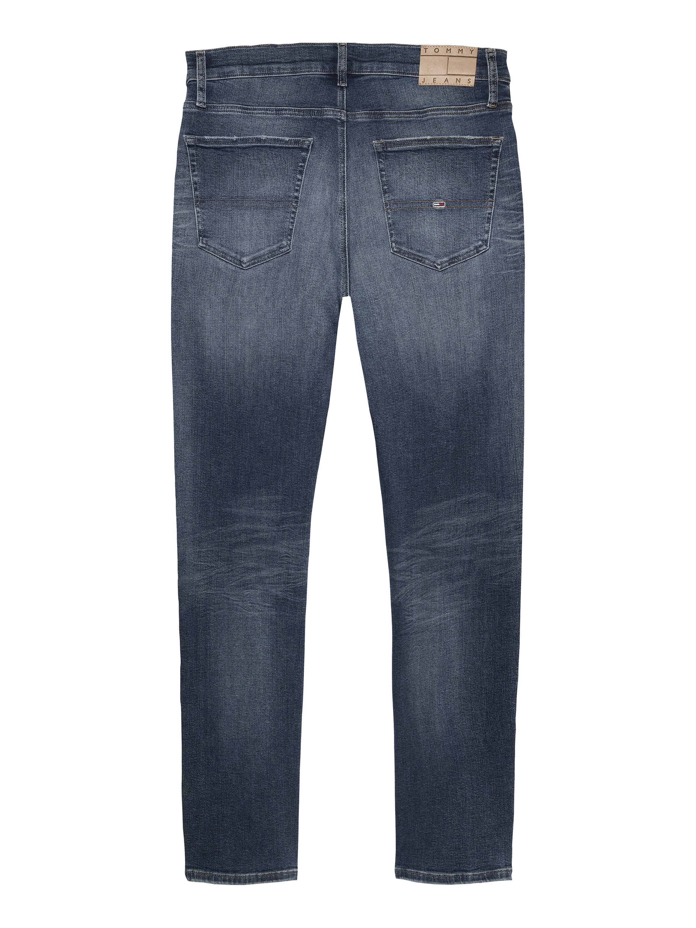 TOMMY JEANS Slim fit jeans RYAN SLIM STRAIGHT met gestempeld logo