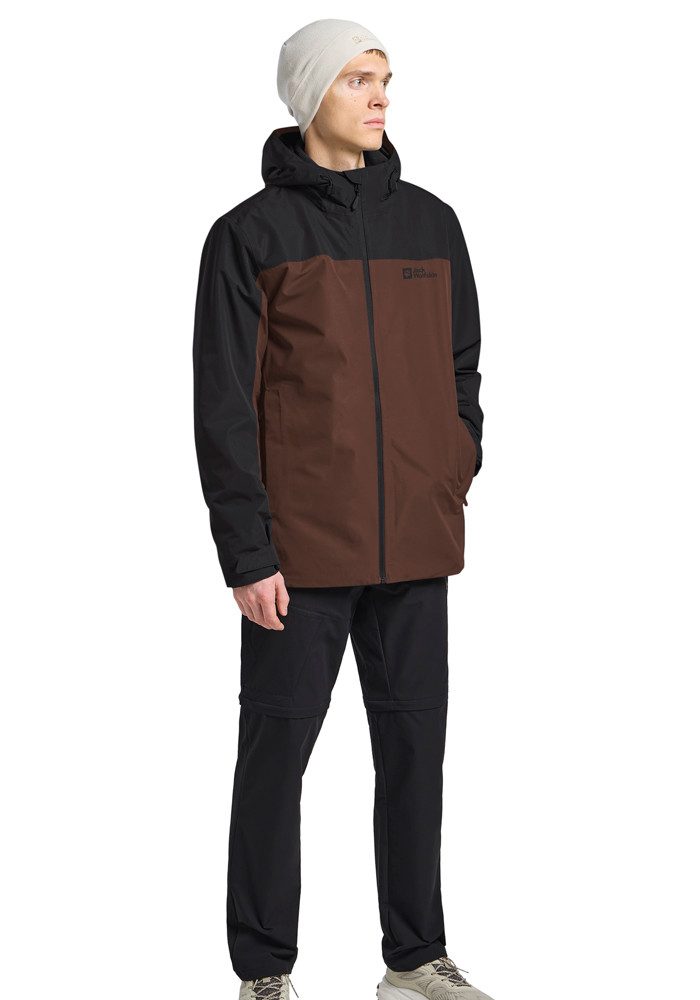 Jack Wolfskin Functioneel 3-in-1-jack MOONRISE 3IN1 JKT W met waterafstotende ritsen