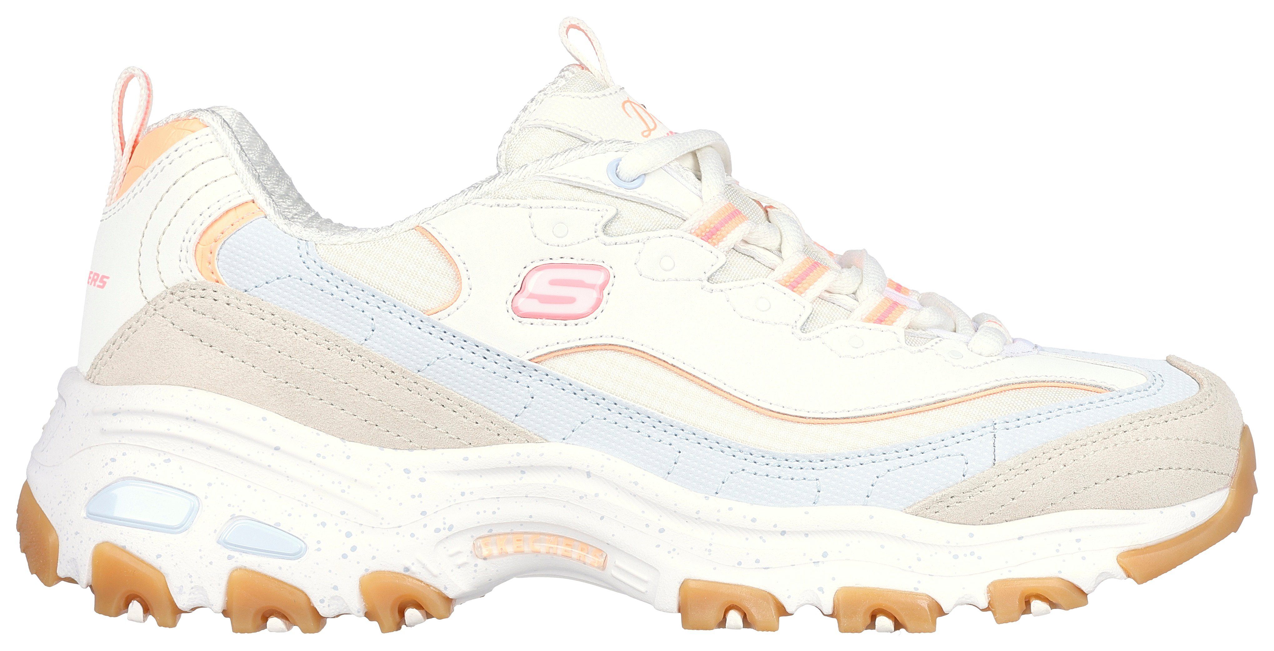 Skechers Sneakers D'LITES-BOLD VIEWS vrijetijdsschoen, lage schoen, veterschoen met air-cooled memory foam