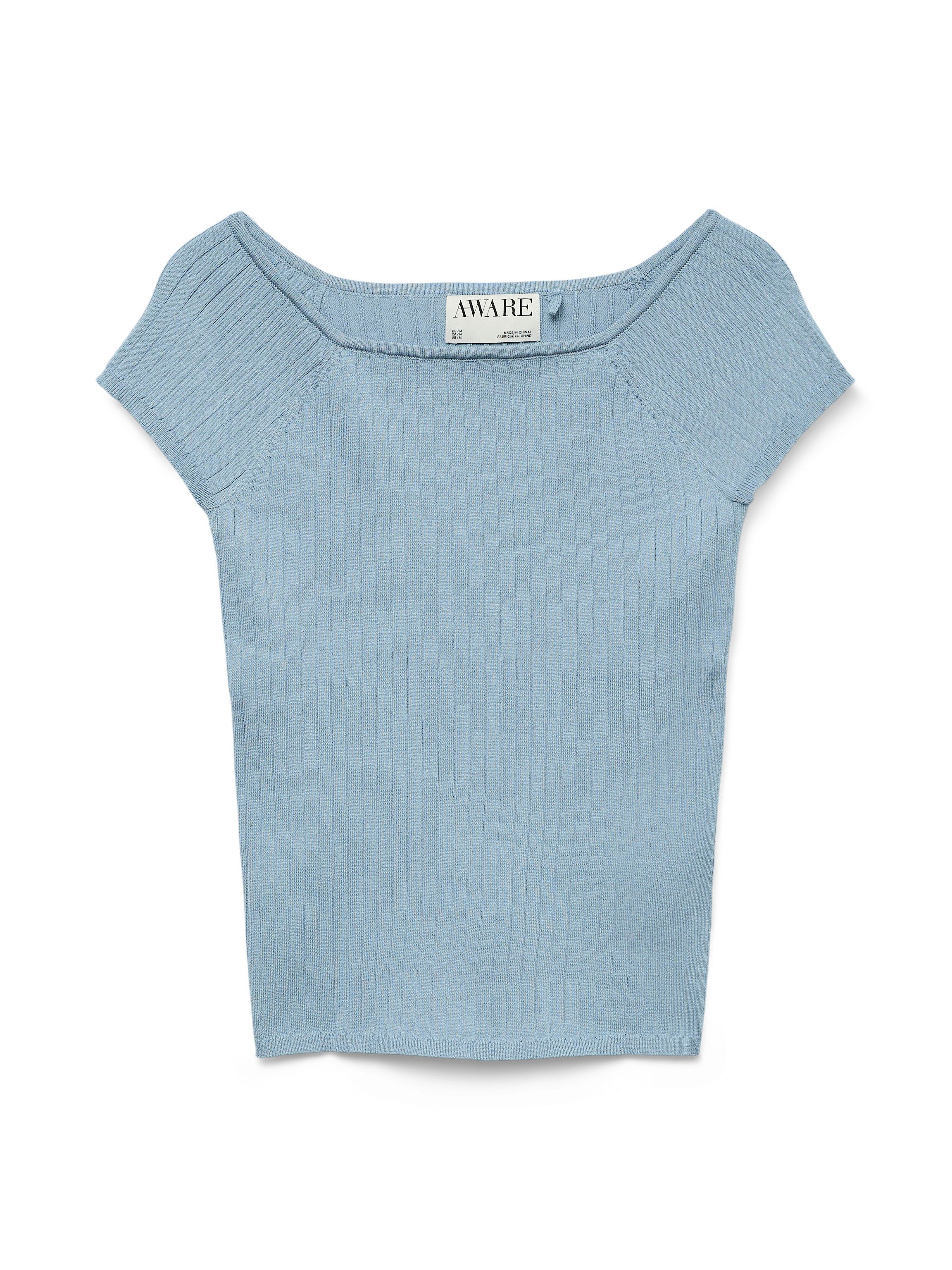 Vero Moda Gebreide top VMPOPPY SS OFF SHOULDER TOP VMA NOOS