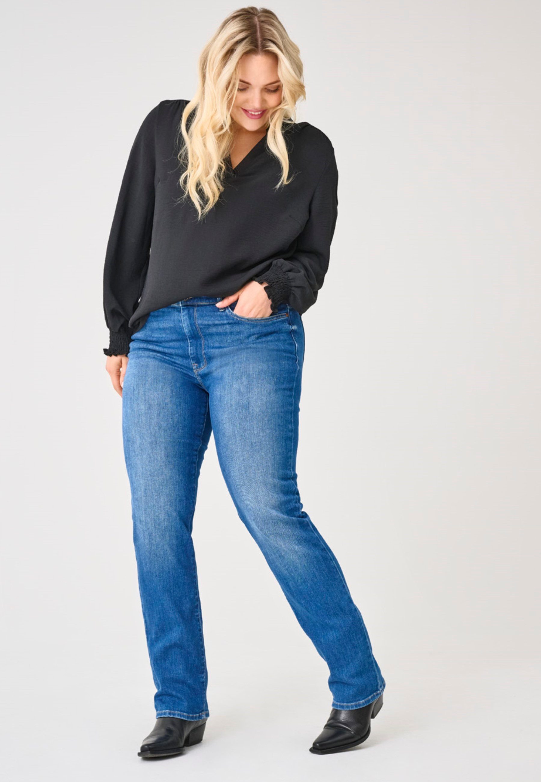 ONLY CARMAKOMA Slim fit jeans CARSUI MID SLIM DNM DIA364