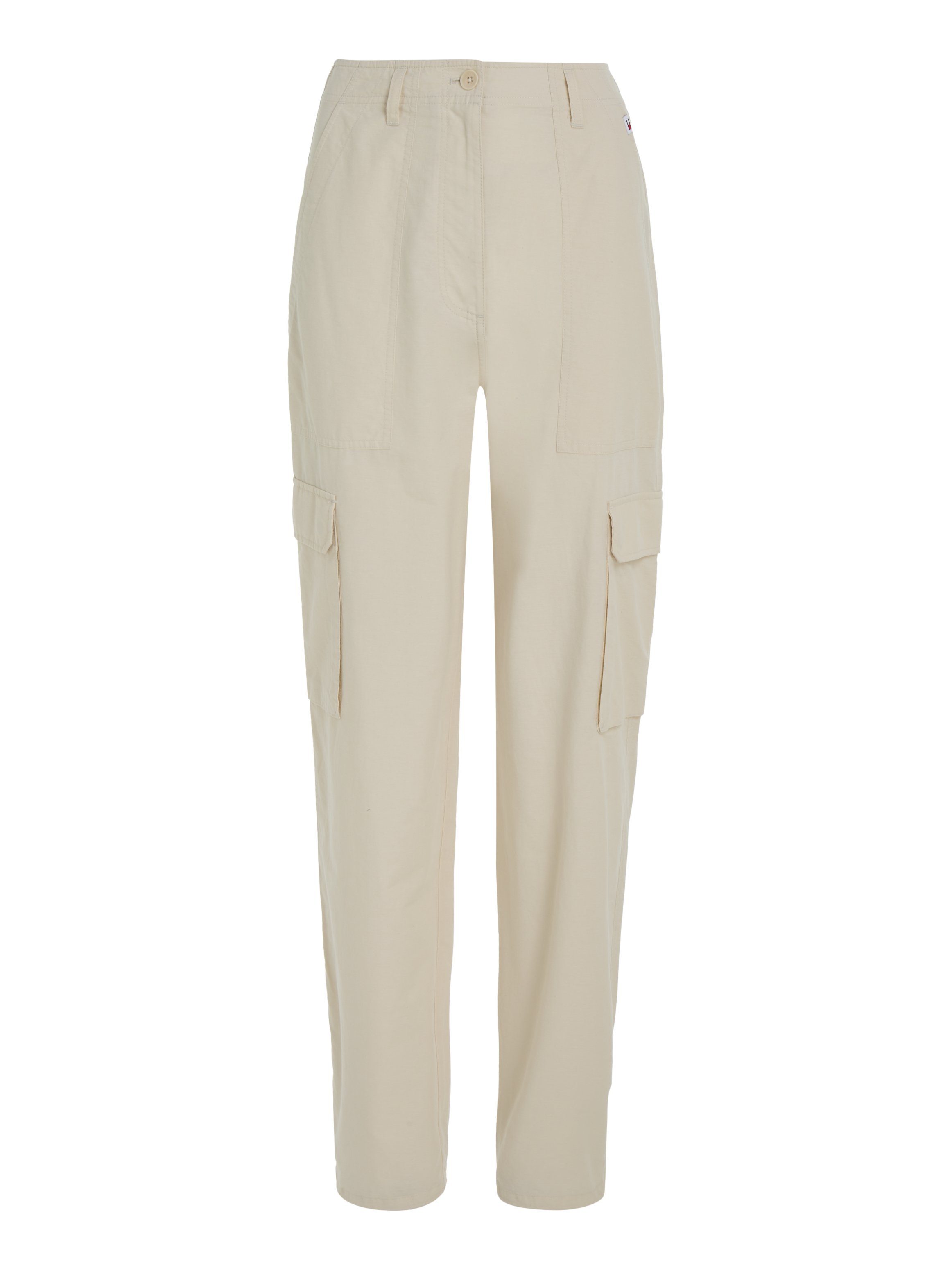 TOMMY JEANS Cargobroek TJW HARPER HR CARGO PANT met grote opgestikte zakken