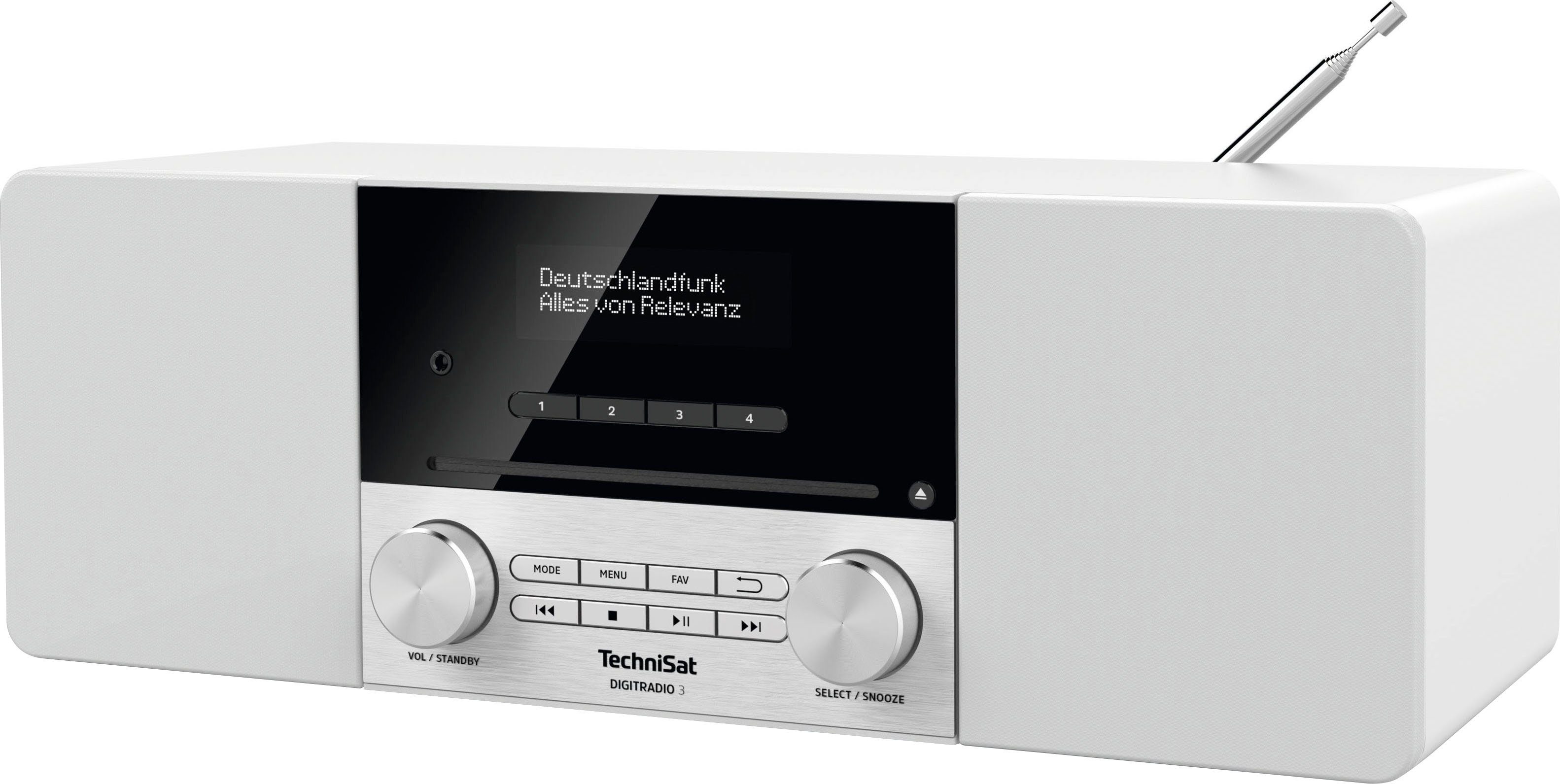 TechniSat Digitale radio (DAB+) DIGITRADIO 3 Cd-speler, made in Germany