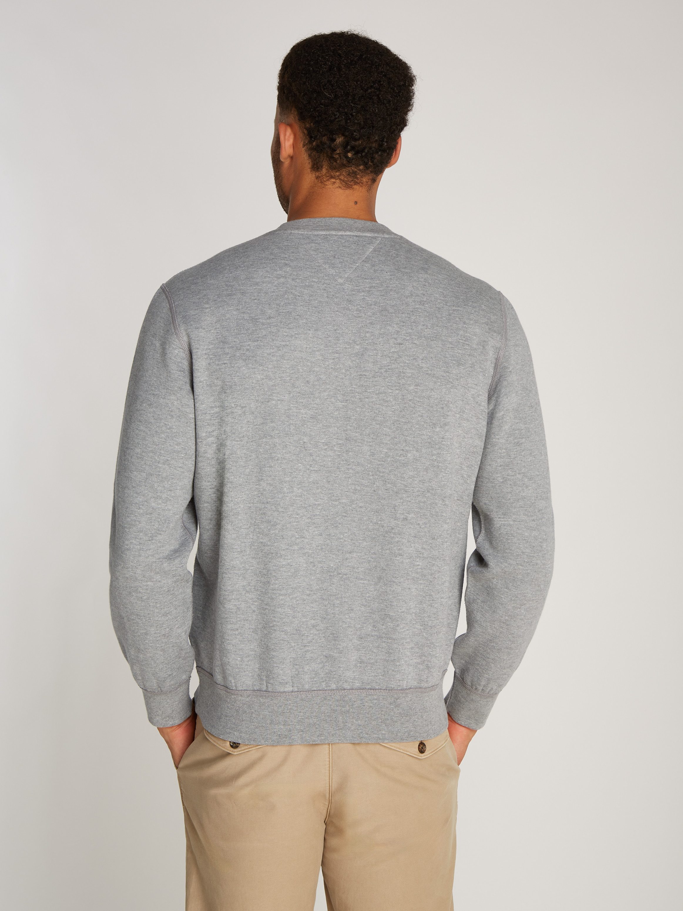 Tommy Hilfiger Sweatshirt ESSENTIAL FLEECE CREWNECK met tommy hilfiger logoborduursel
