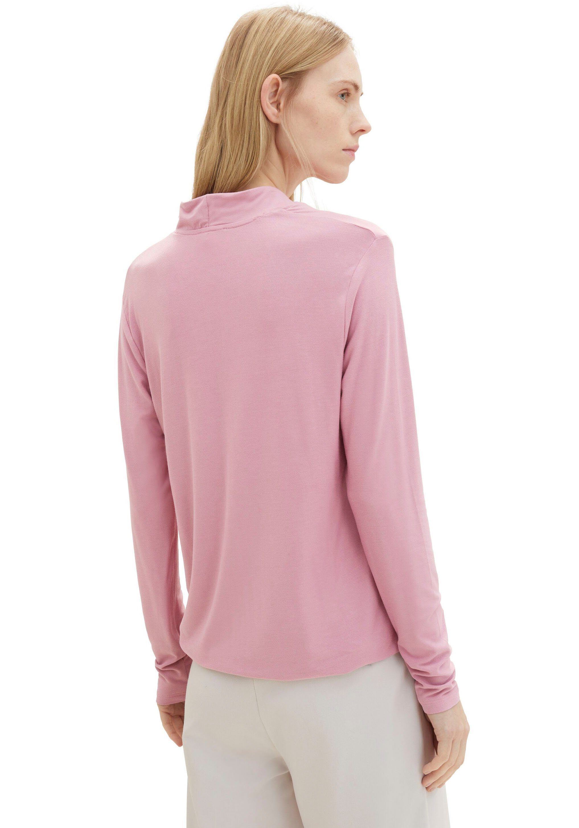 Tom Tailor Shirt met lange mouwen in unikleur