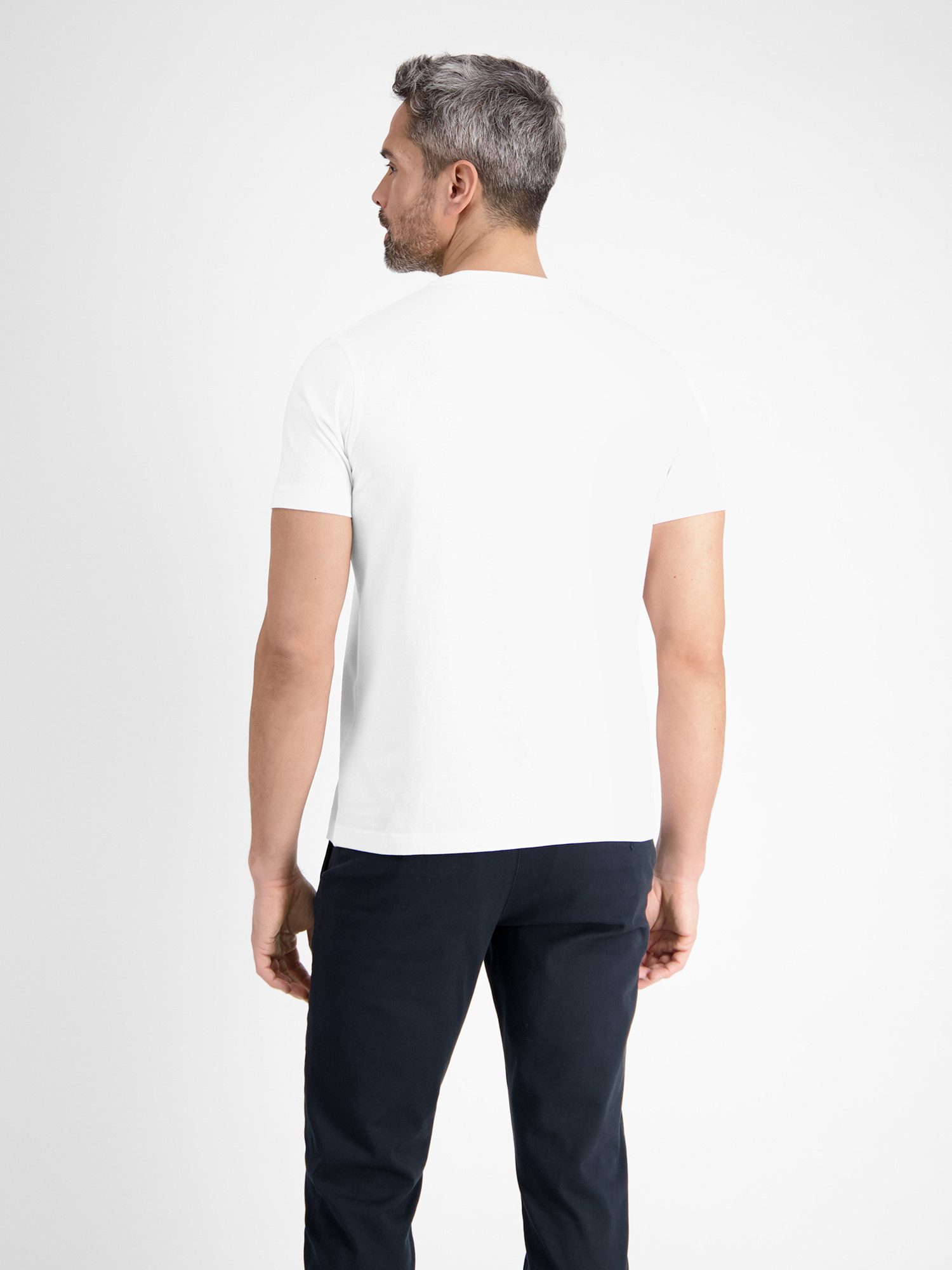 Lerros T-shirt LERROS klassiek ronde hals T-shirt