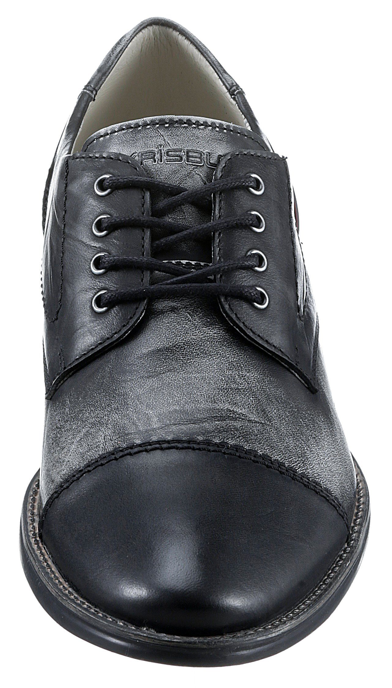 KRISBUT Veterschoenen met gepolsterde binnenzool, vrijetijdsschoen, lage schoen, veterschoen