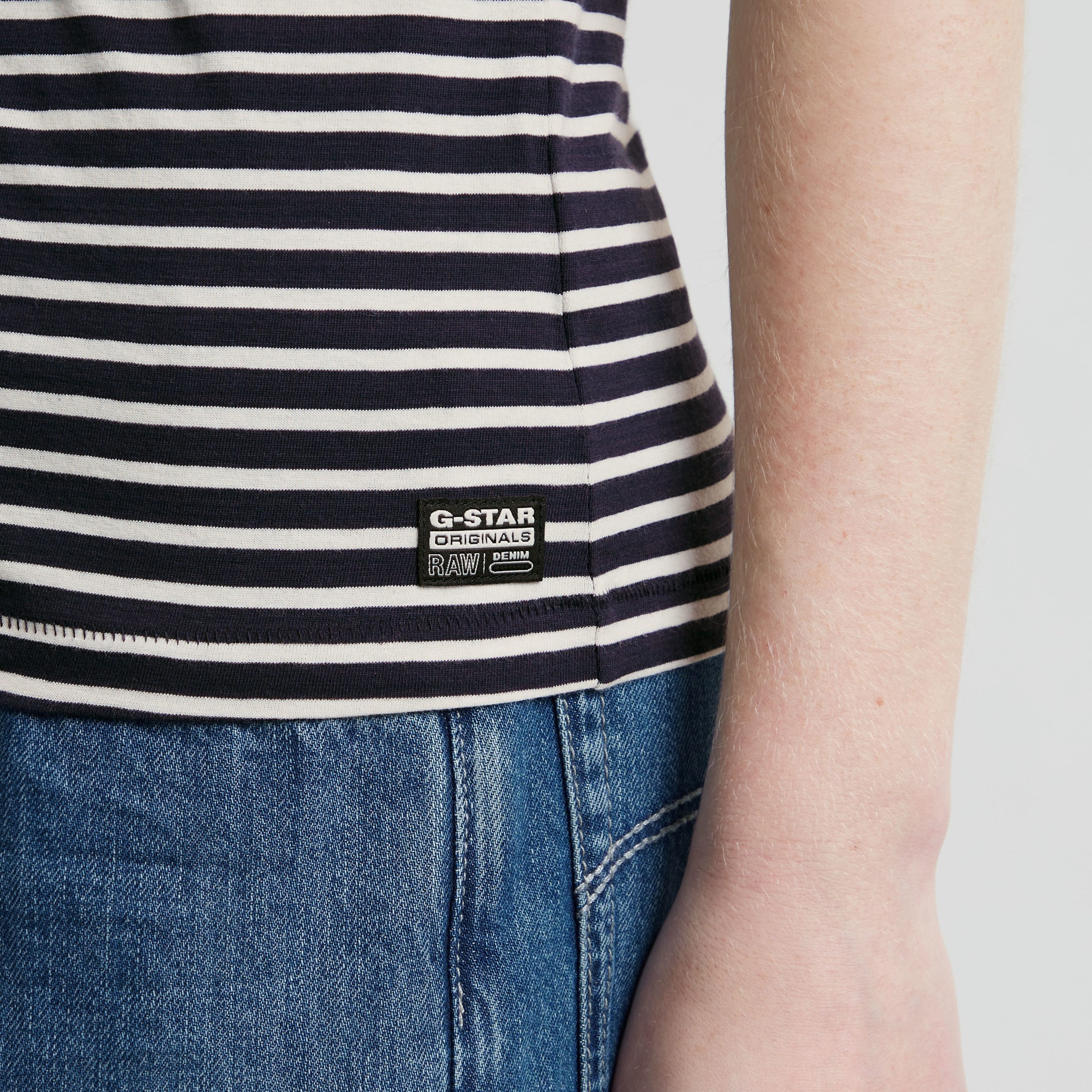 G-Star RAW T-shirt Front seam stripe r t wmn