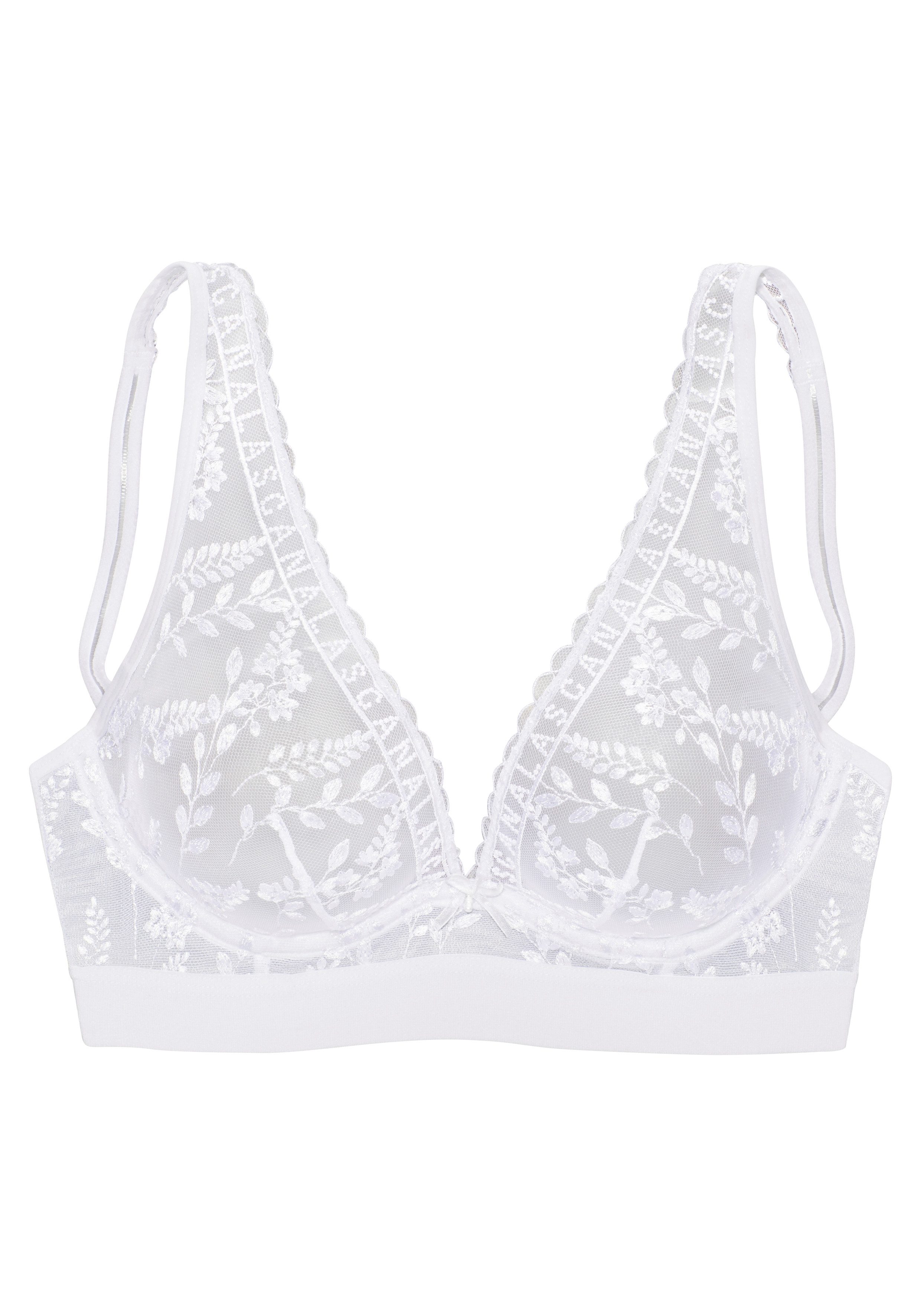 Lascana Beugel-bh met fijne, glanzende bloemenborduursel, sexy lingerie