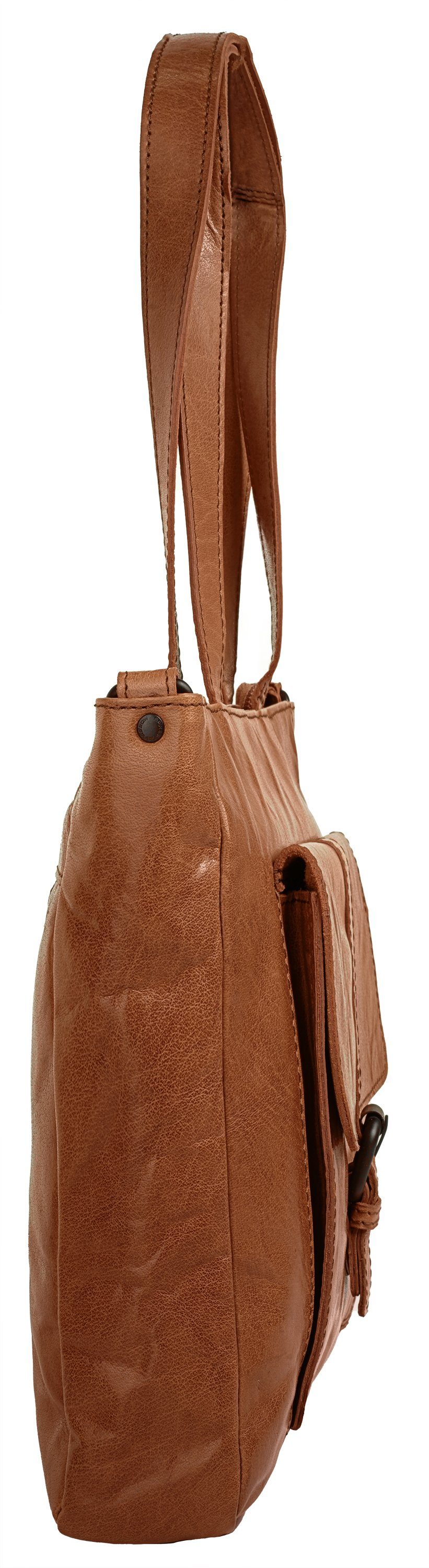 Spikes & Sparrow Shopper echt leder
