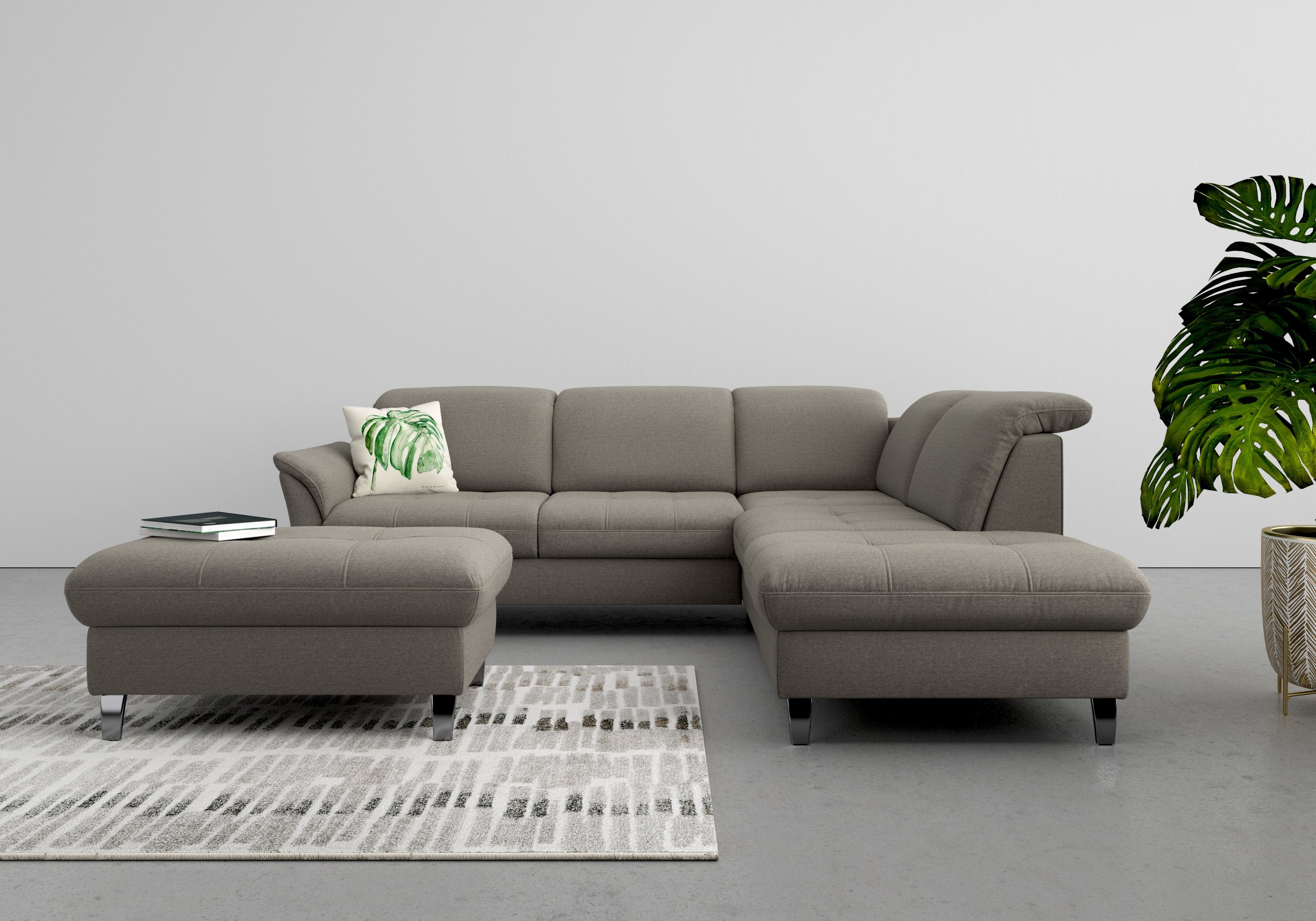 sit&more Hocker met bergruimte Maggiore met bergruimte en moderne metalen poten