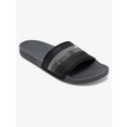 quiksilver sandalen rivi wordmark slide zwart