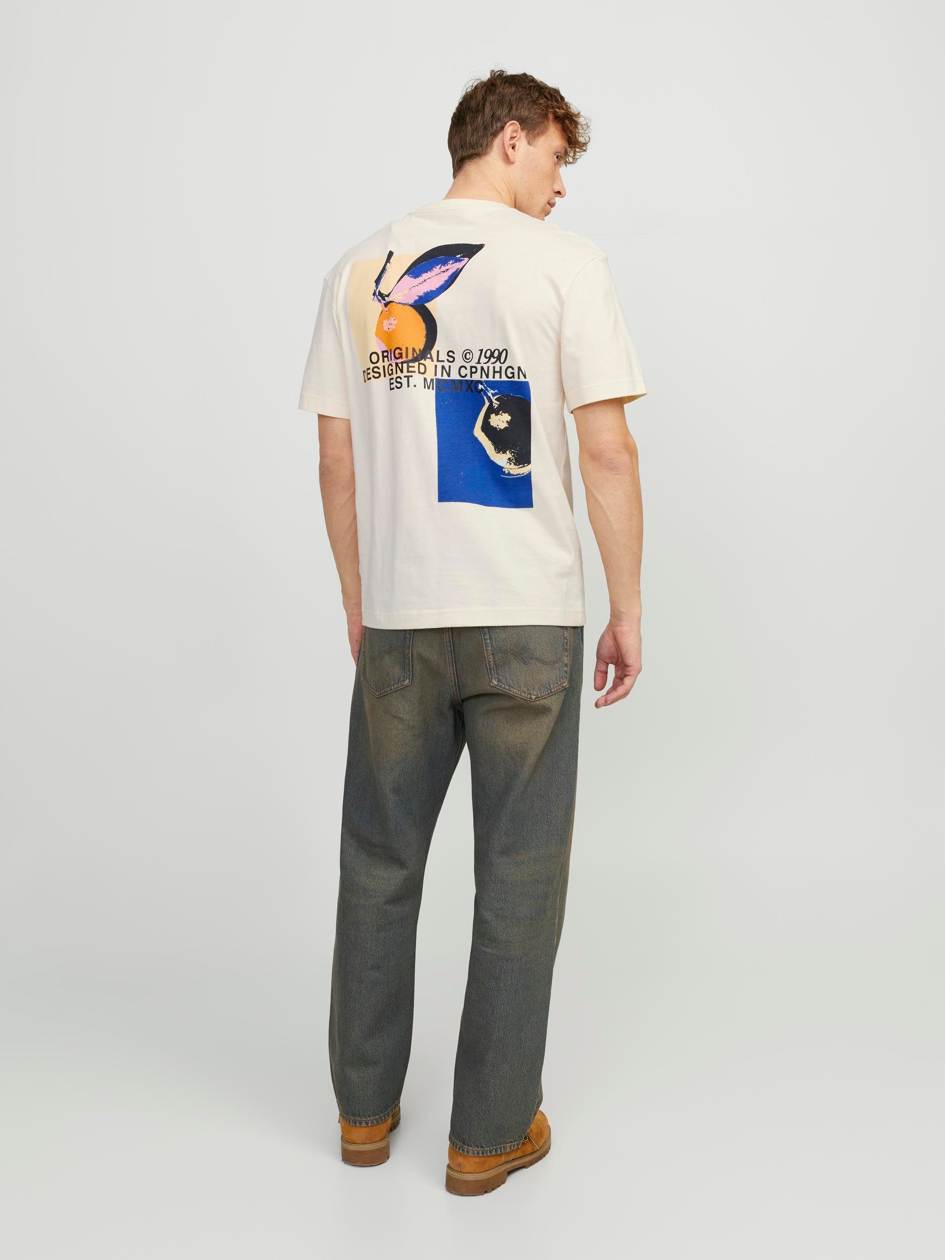 Jack & Jones T-shirt JORTAMPA BACK TEE SS CREW NECK SN
