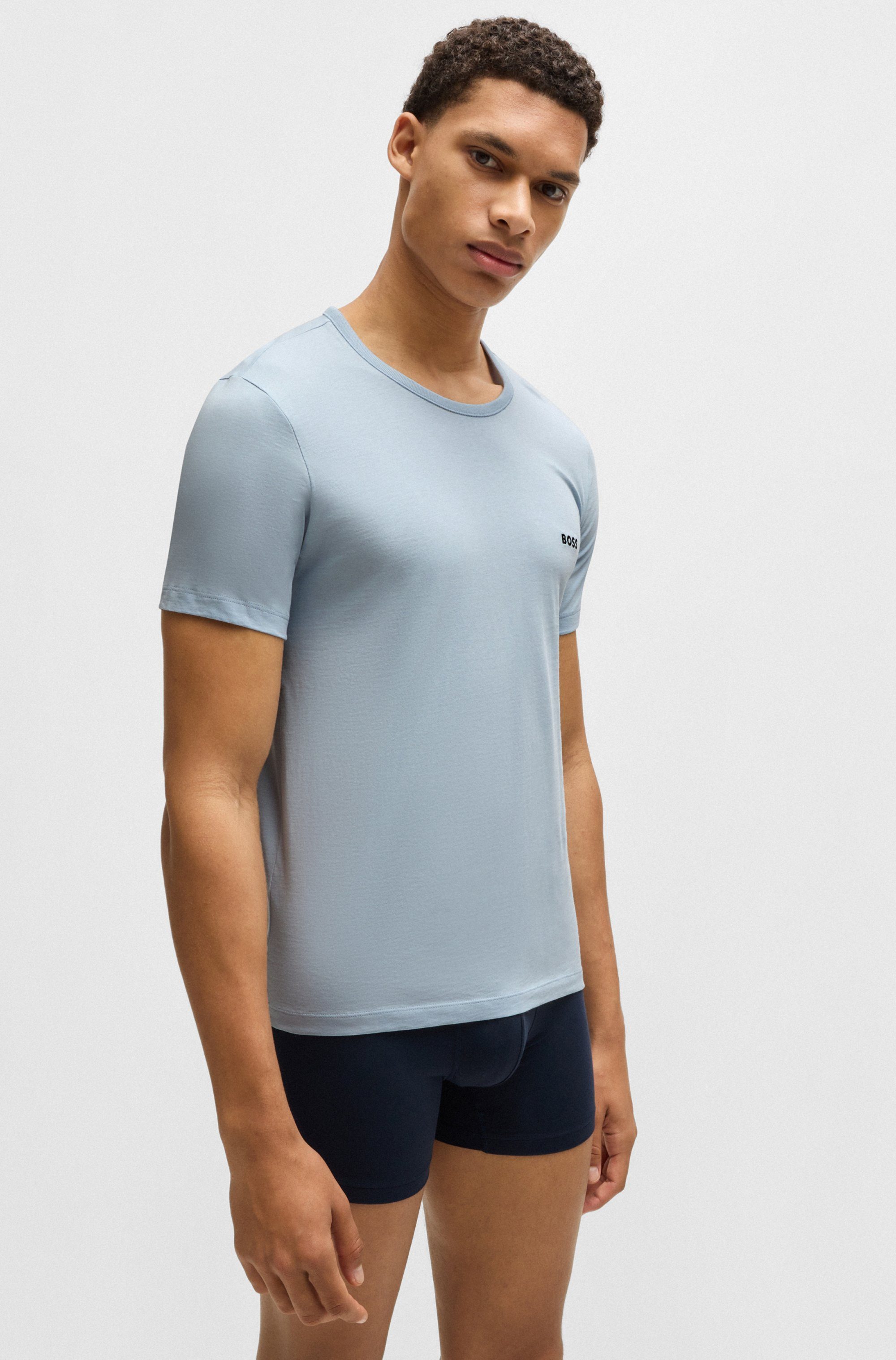BOSS T-shirt TShirtRN 3P Classic (3-delig)