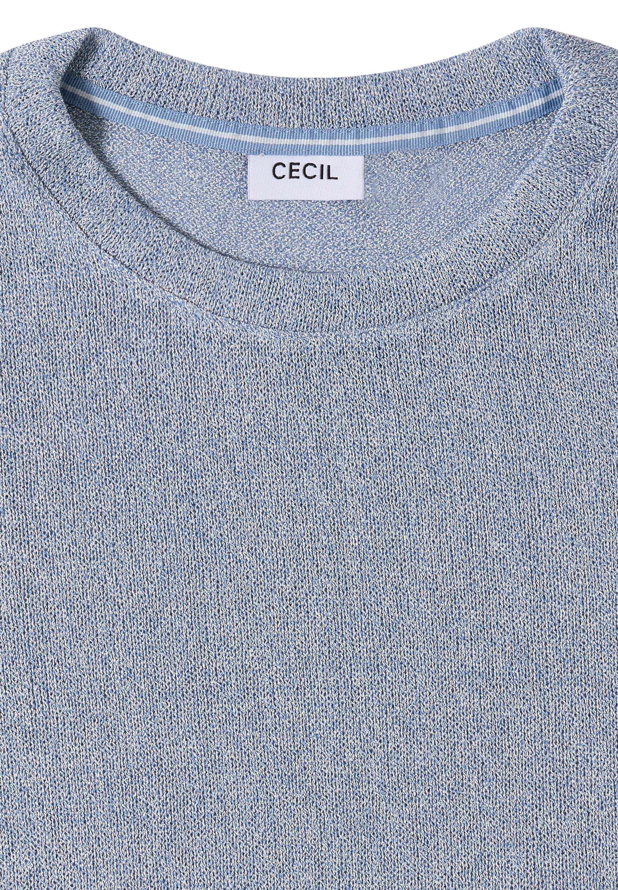 Cecil T-shirt in fijne tricot-look