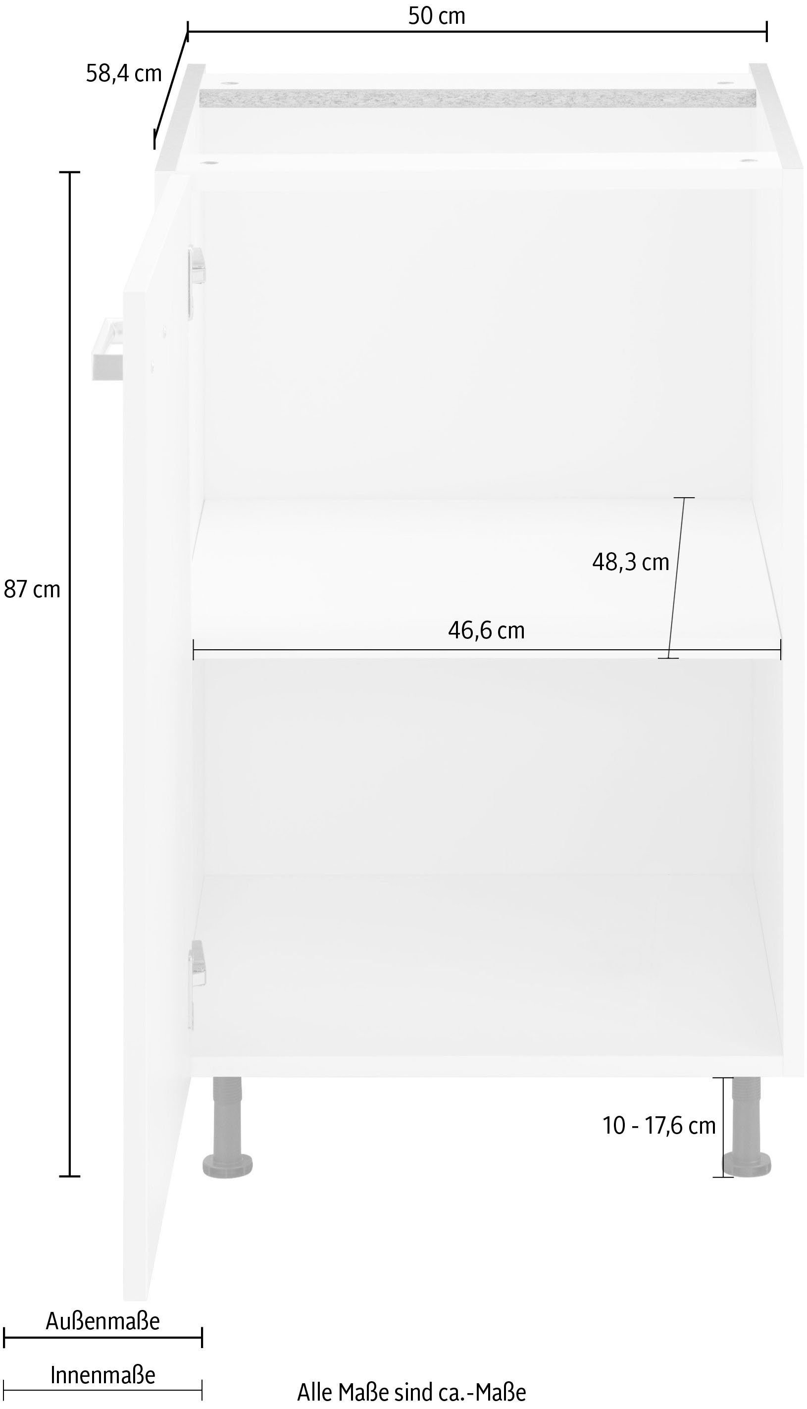 OPTIFIT Onderkast Parma Breedte 50 cm