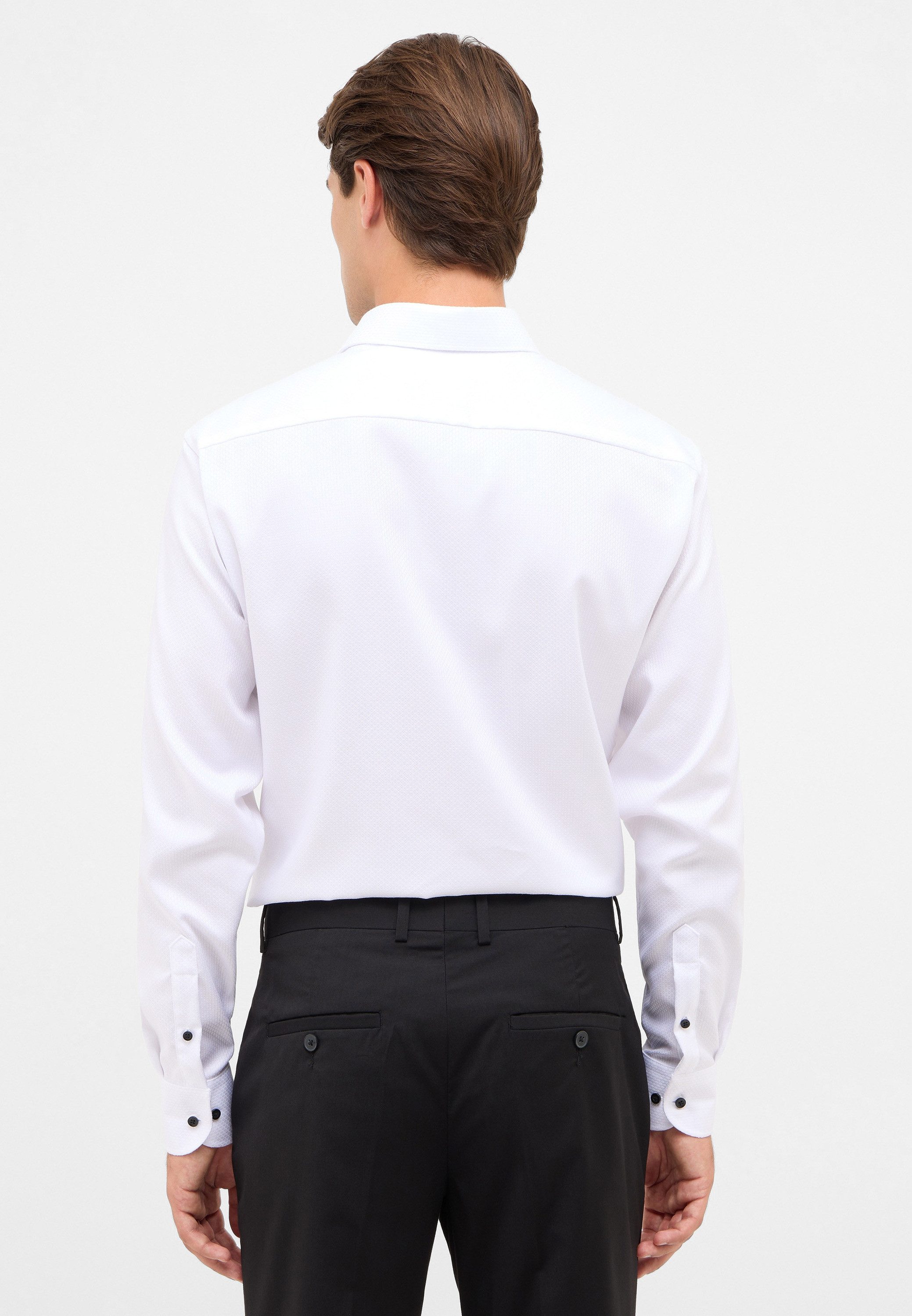 Eterna Overhemd met lange mouwen Slim fit NON IRON (strijkvrij)