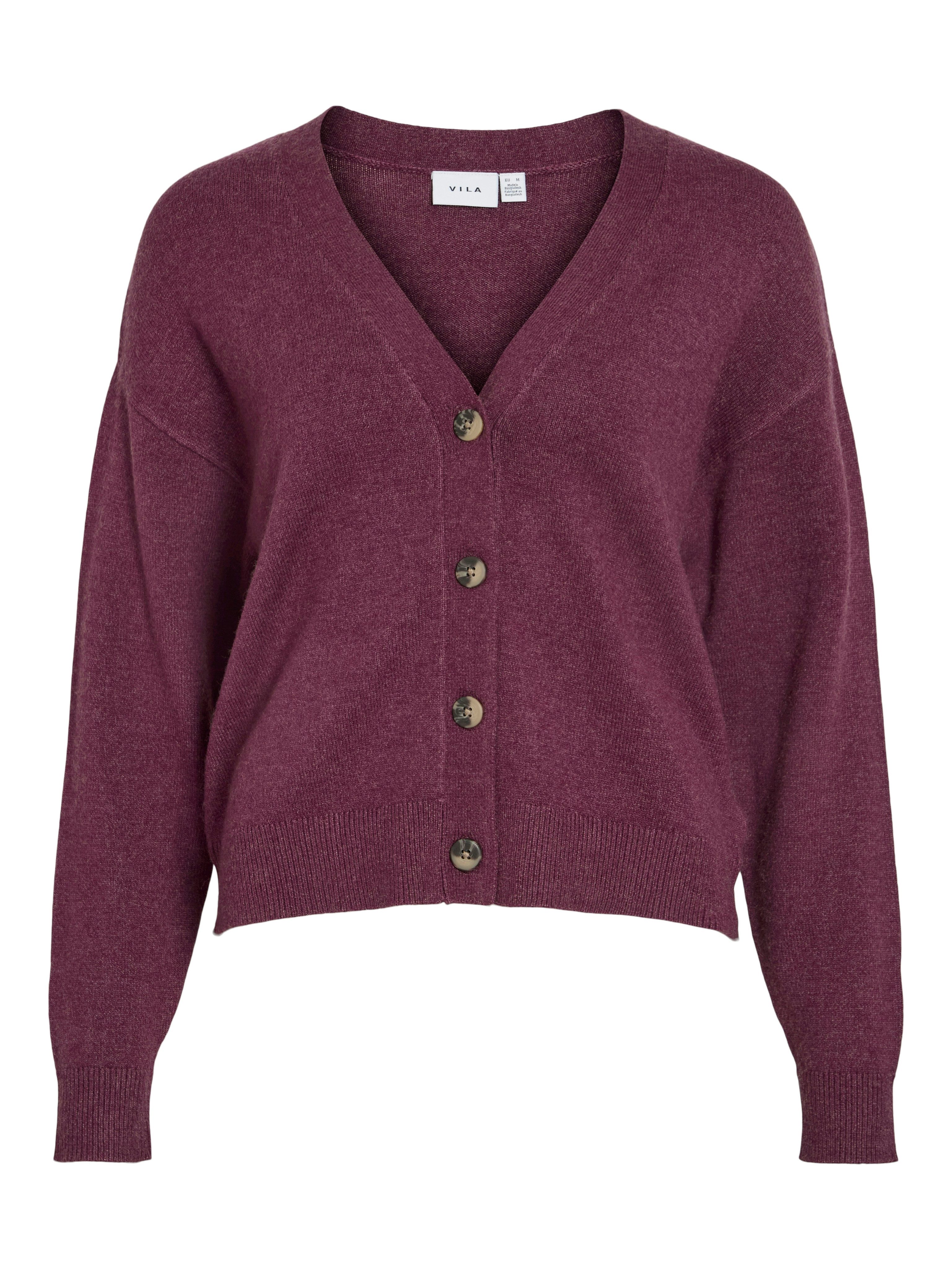 Vila Vest VIRIL V-NECK KNIT CARDIGAN - NOOS
