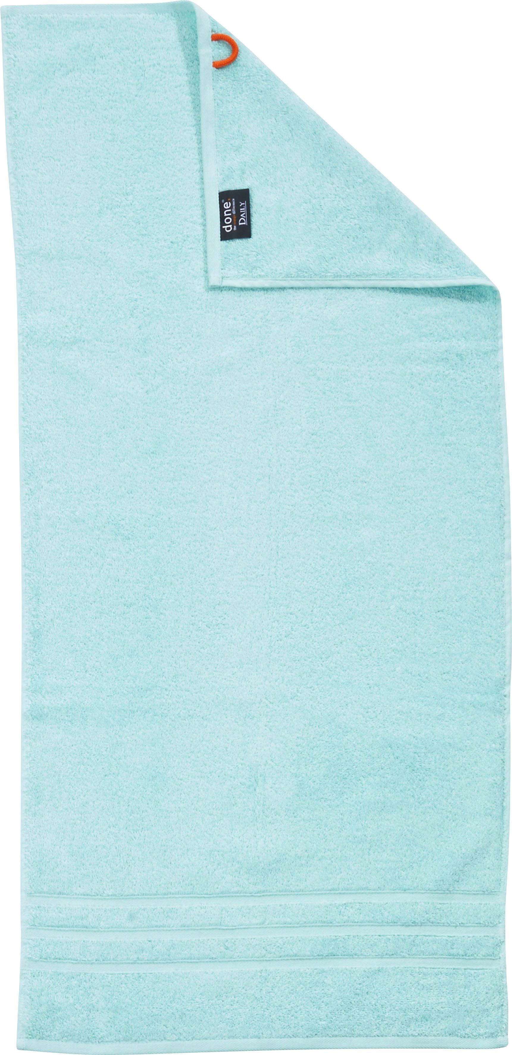 done.® Handdoekenset Daily uni Unikleurig, absorberende walk-badstof (set, 4 stuks)