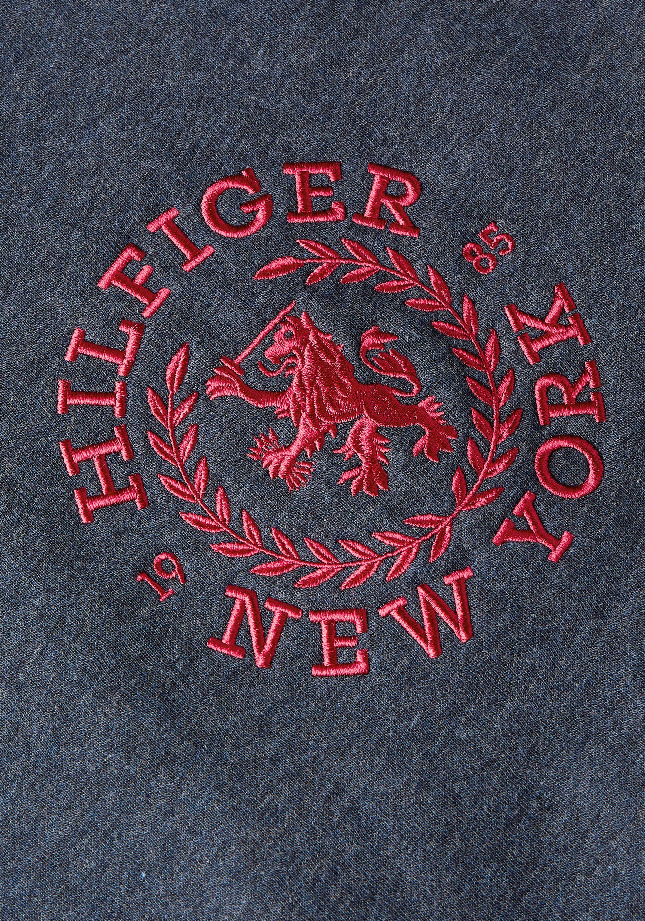 Tommy Hilfiger Sweatshirt SMALL CREST CREWNECK met logoborduursel op borsthoogte