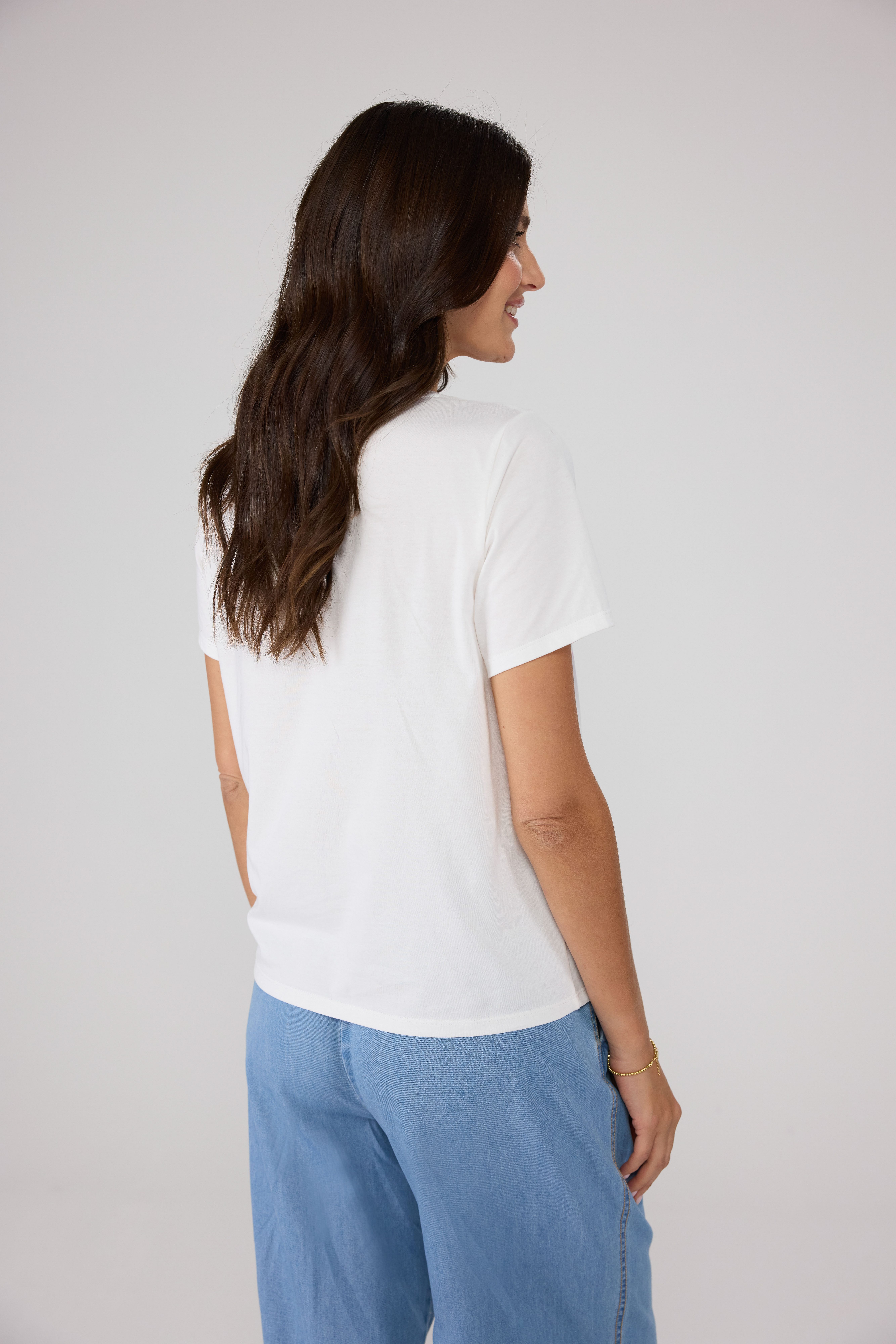 Lieblingsstück Shirt met ronde hals ClairyL met grote frontprint