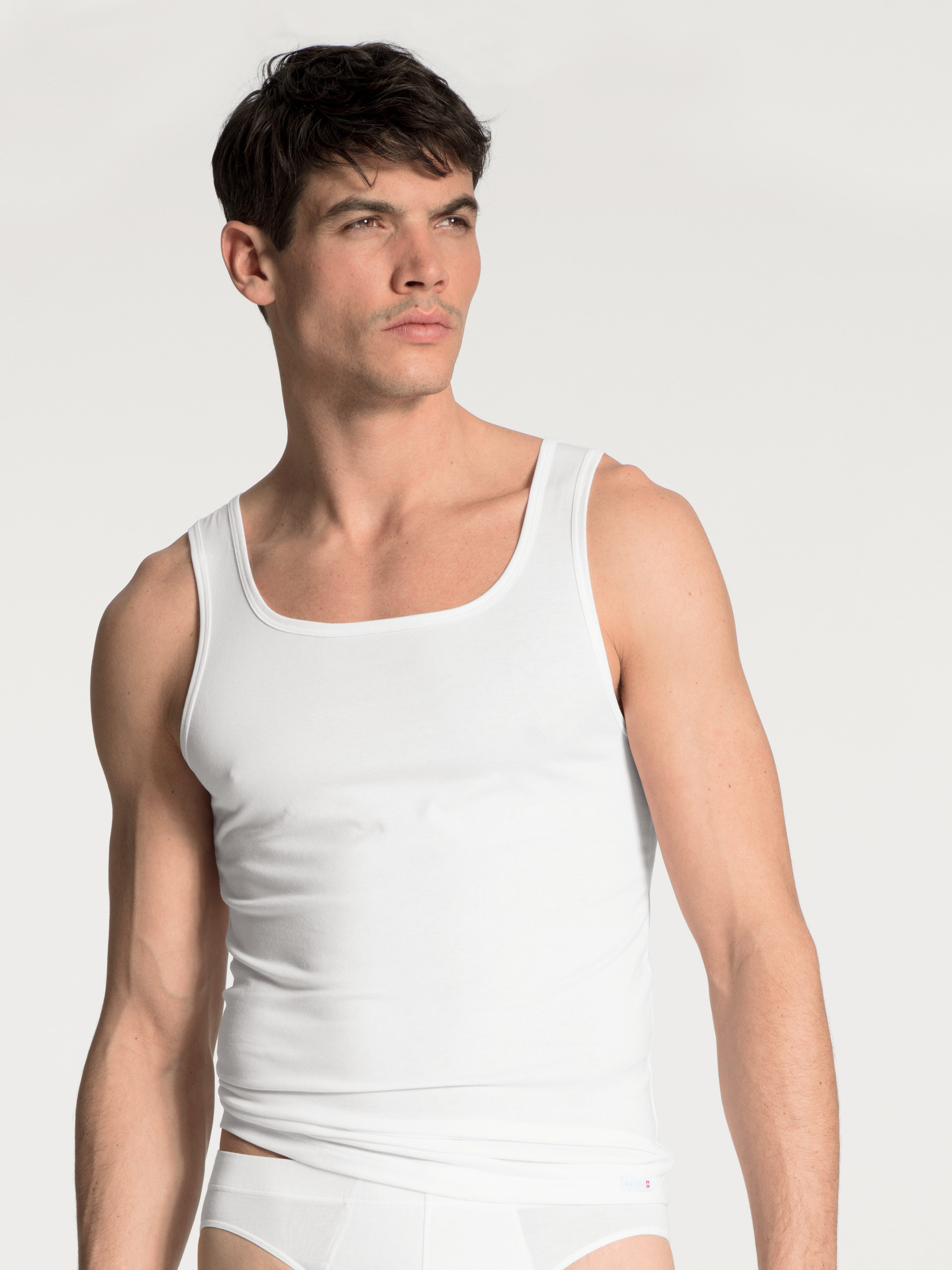 CALIDA Muscle-shirt met carréhals