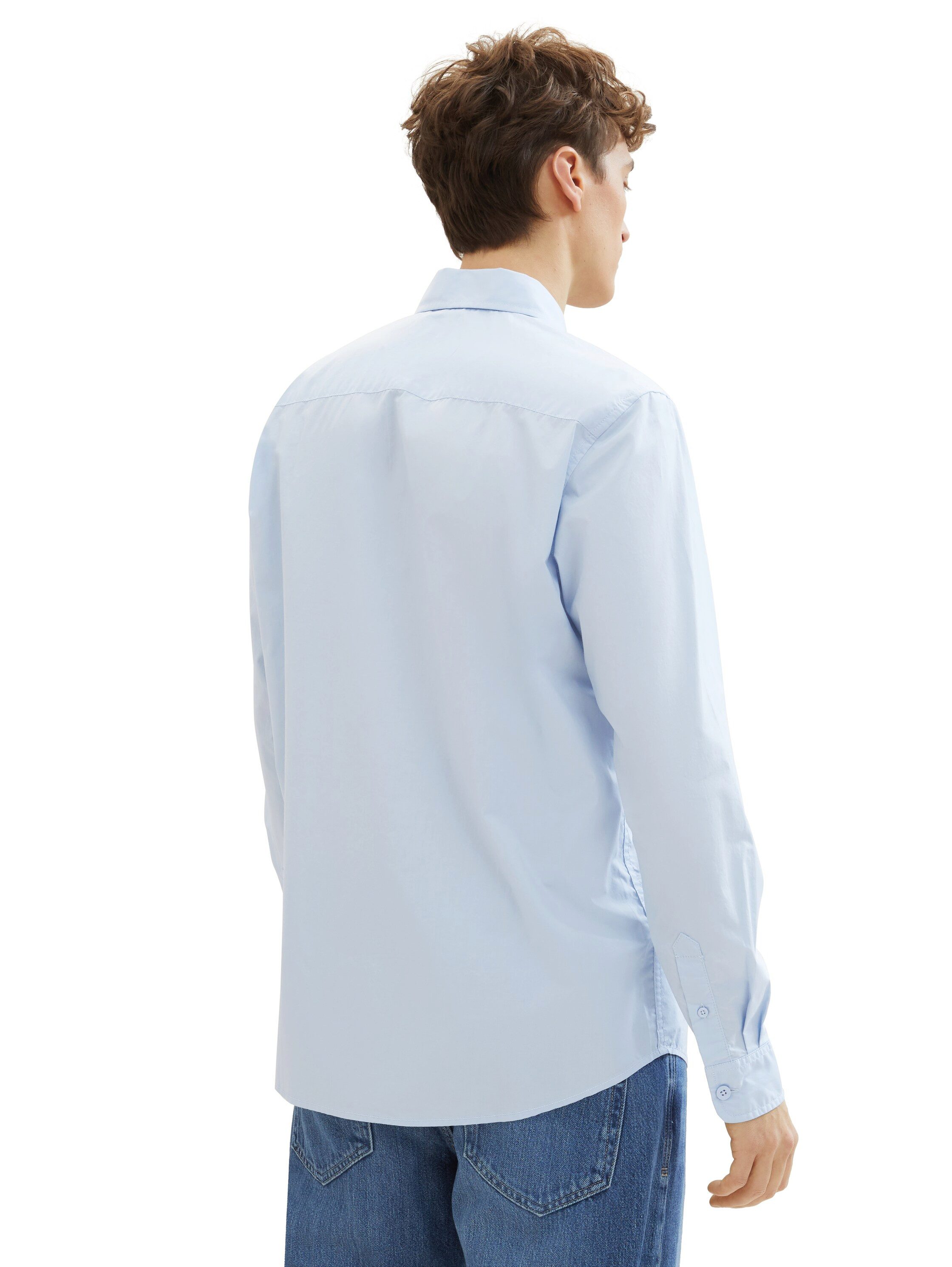 Tom Tailor Denim Overhemd met lange mouwen met knoopsluiting