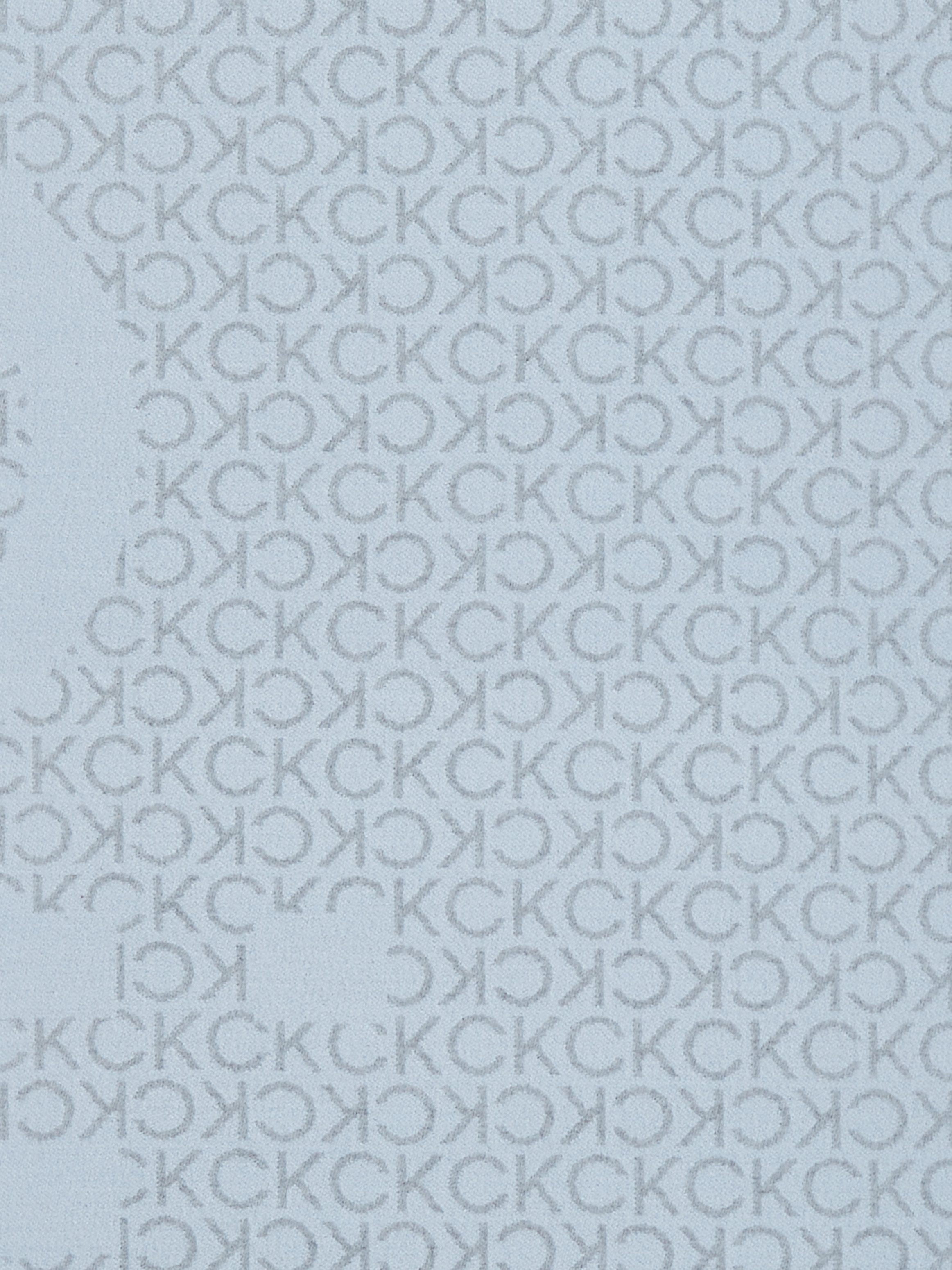 Calvin Klein Sjaal FRINGES TWO-TONE MONO MW SCARF