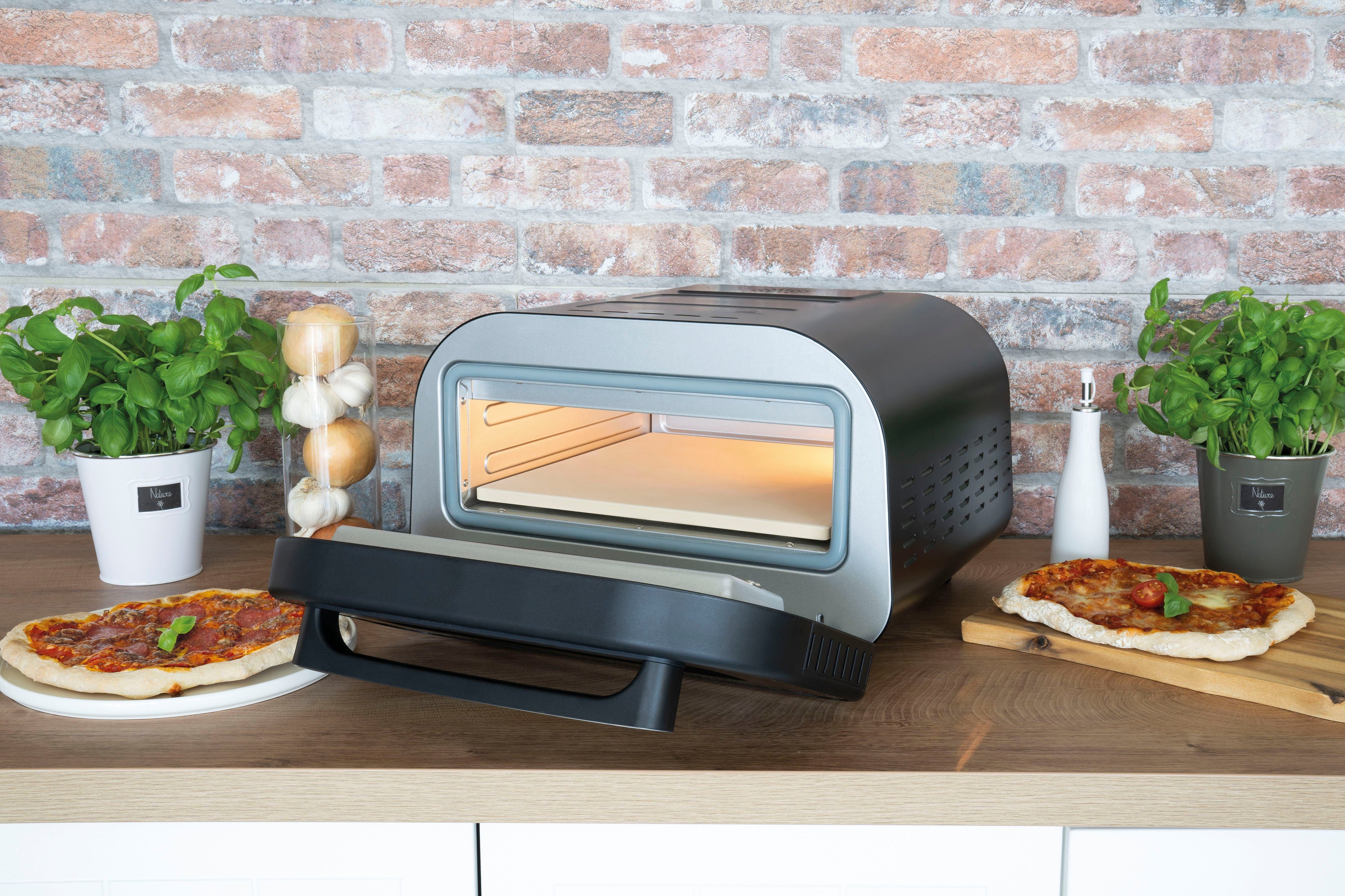 Unold Pizza-oven Don Luigi 68815 met hittebestendige glasvezel deurafdichting