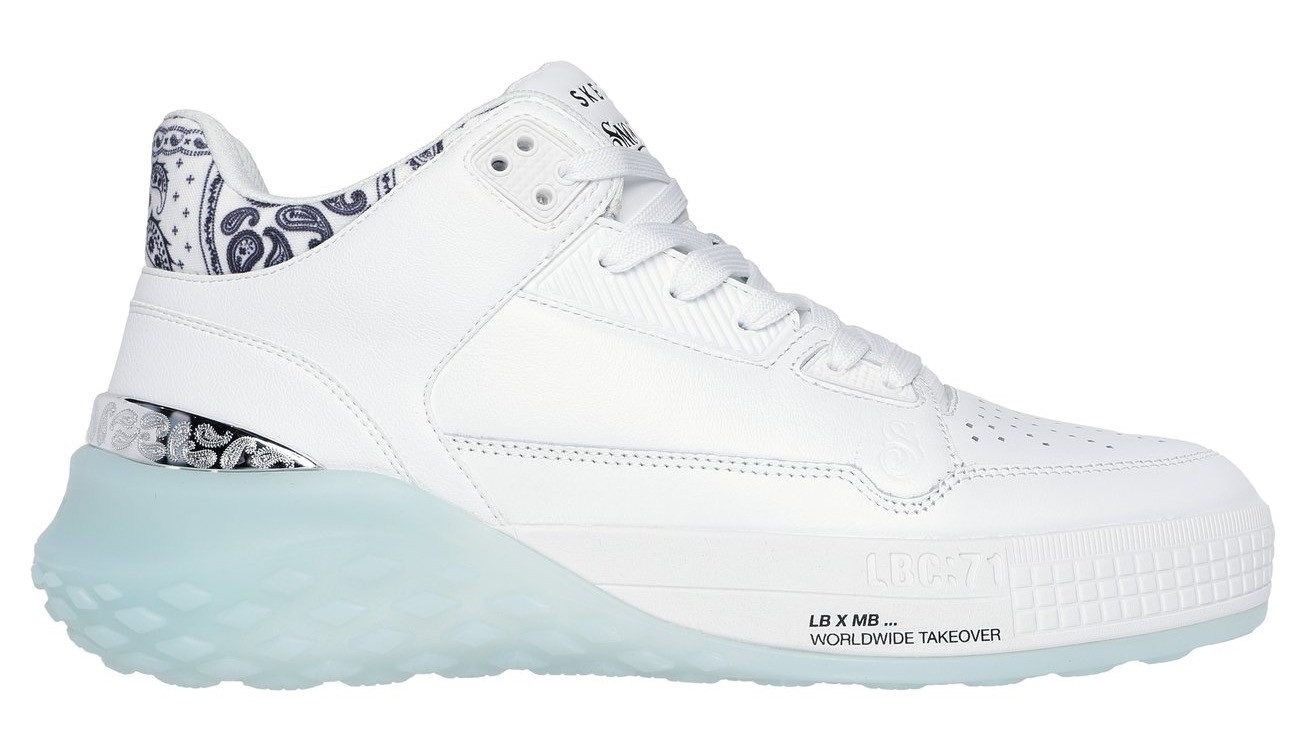 Skechers Sneakers SIZZLE-SNOOP SIZZLE BUCKETS , veterschoenen, vrijetijdsschoen, midcut met air-cooled memory foam