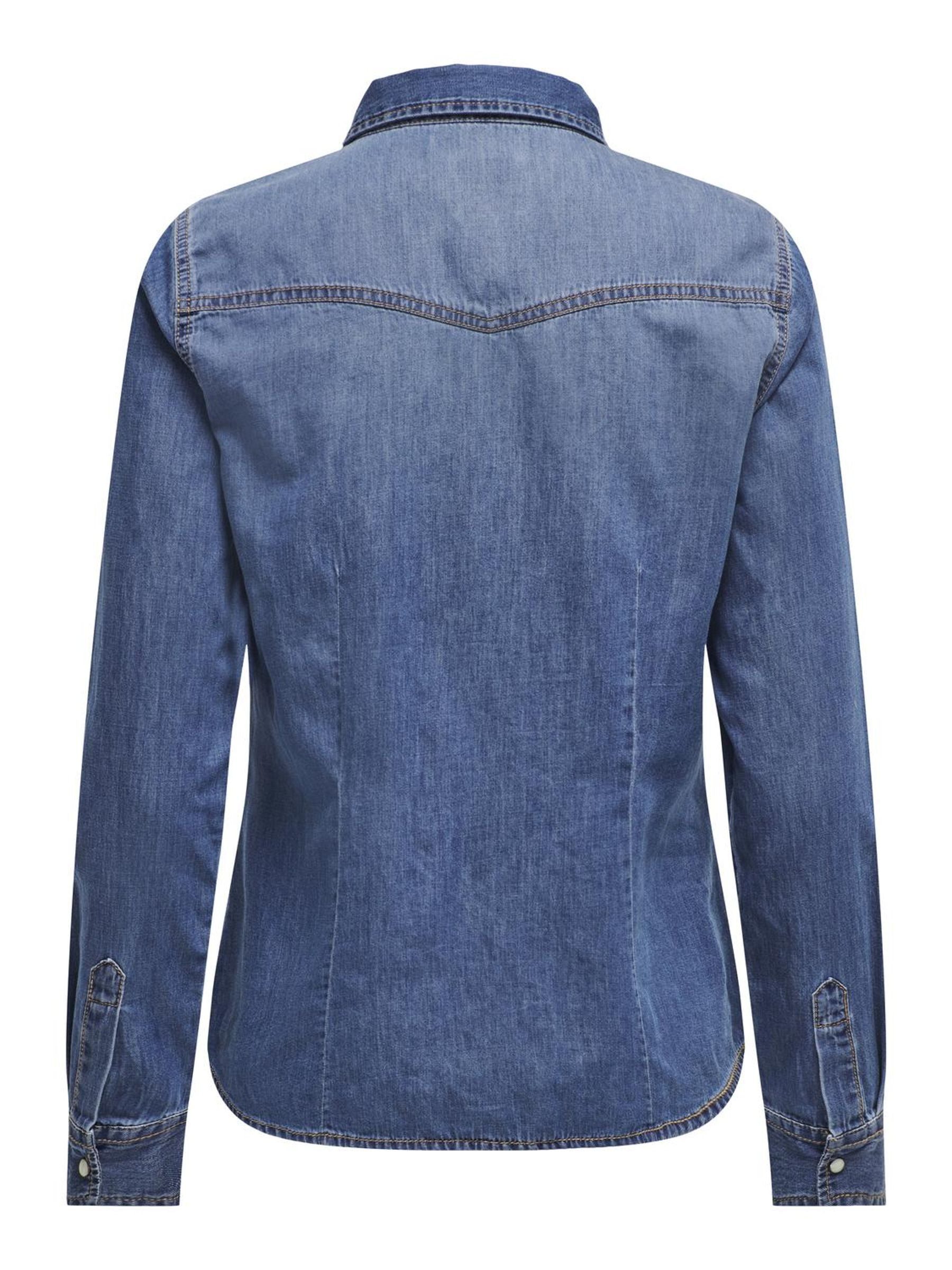 Only Jeans blouse ONLALEXA L S DNM SHIRT FS NOOS
