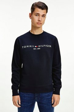 tommy hilfiger sweatshirt tommy logo sweatshirt blauw