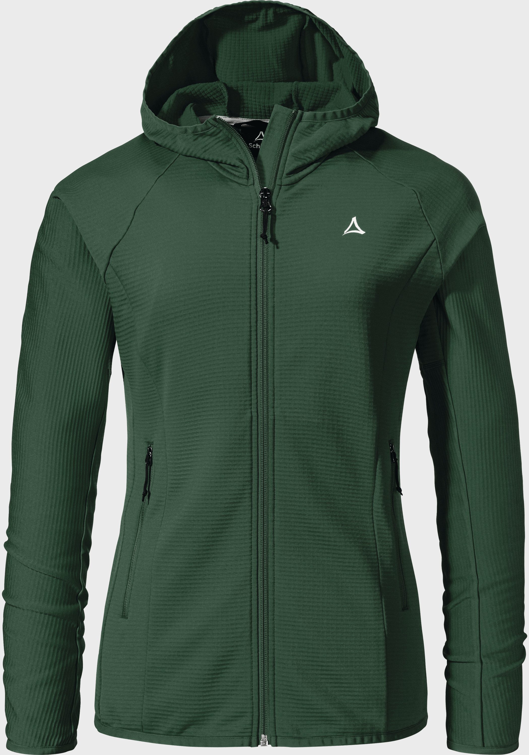 Schöffel Fleecejack Hiking Fleece Hoody Style Cascata WMS dames fleece vesten maat 36 groen