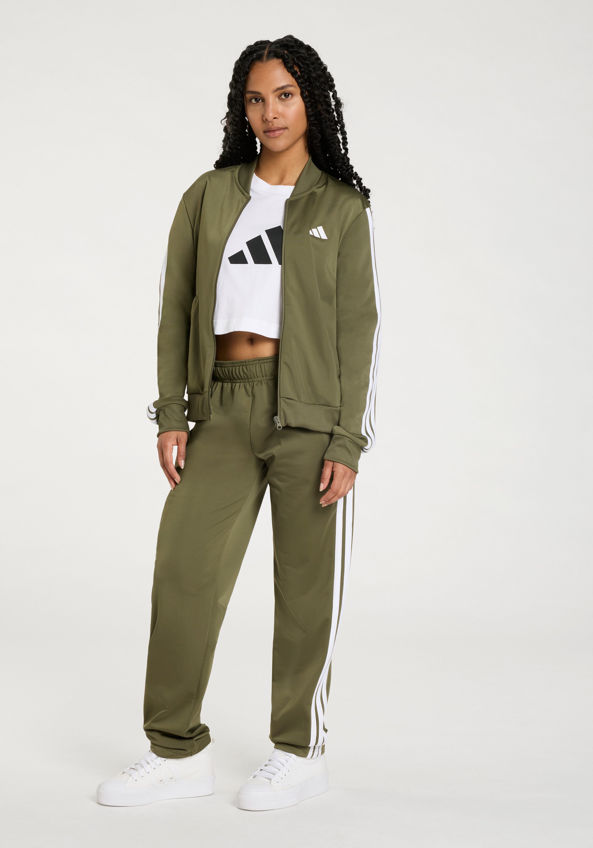 adidas Sportswear Trainingspak W 3S TR TS (2-delig)