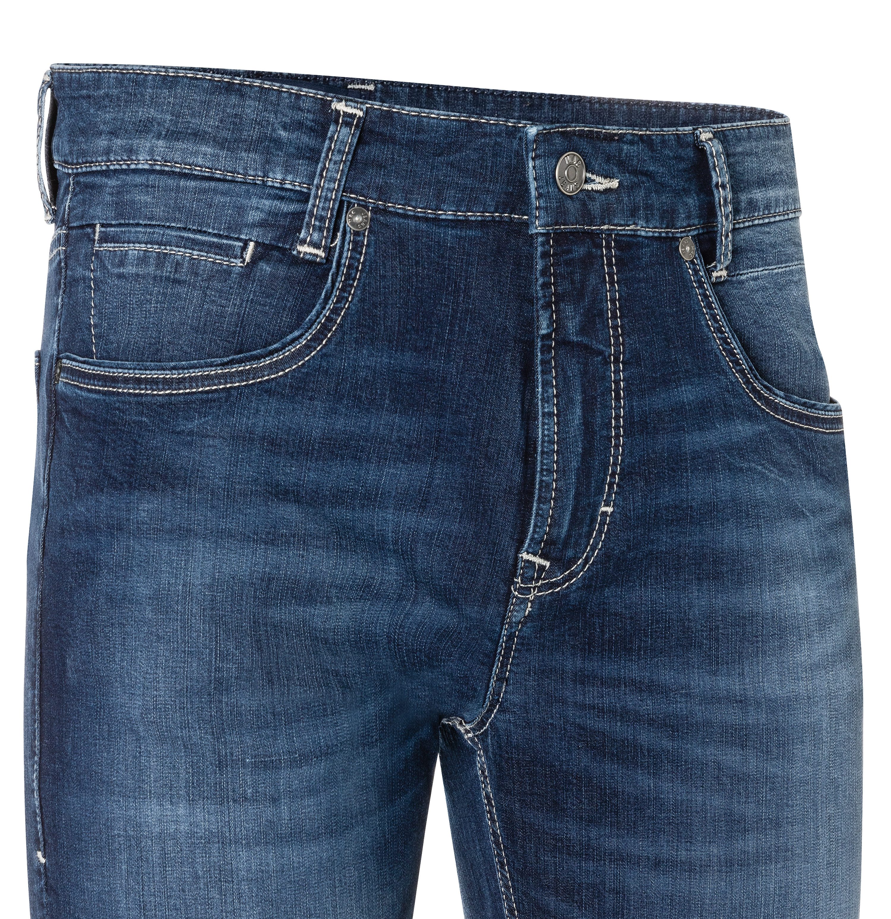 MAC Slim fit jeans Arne-Pipe light smalle figuuraccentuerende snit