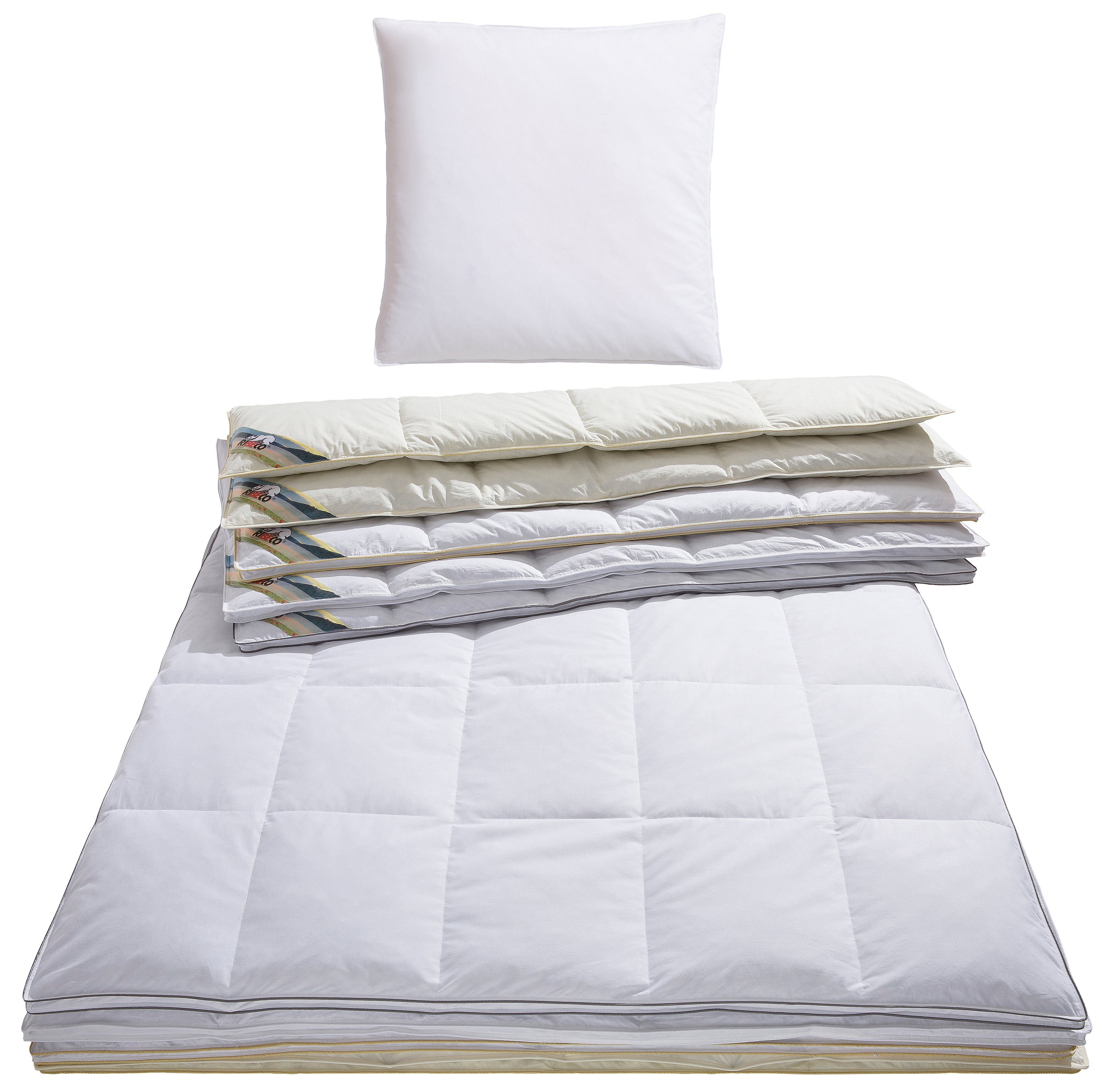 RIBECO Veren dekbed Verrassingspakket, dekbedden voor zomer of winter de kleur zal de verrassing zijn! dekbed 135x200 cm Extrawarm
