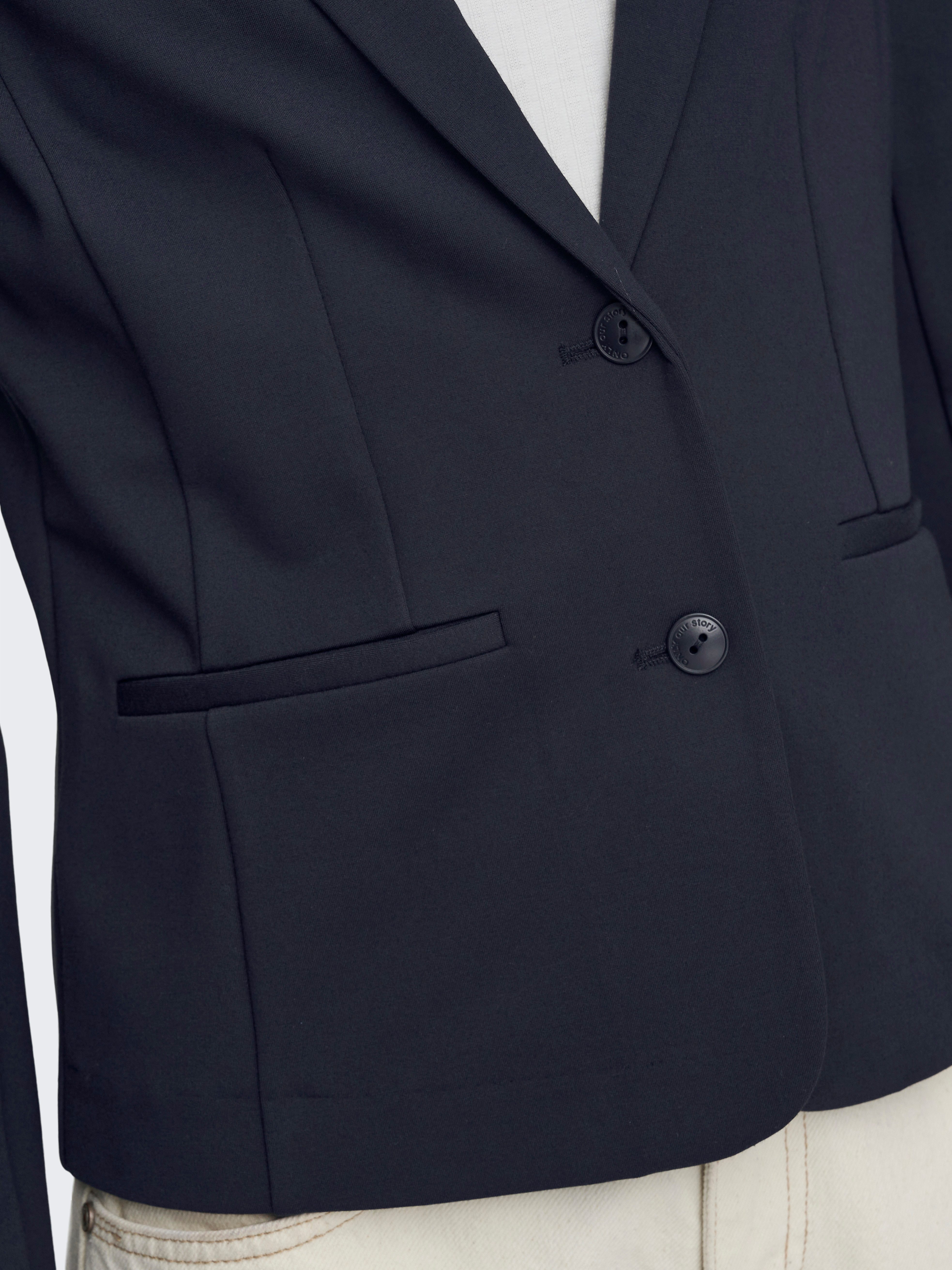 Only Jerseyblazer ONLPOPTRASH – 2-knoops blazer met getailleerd silhouet