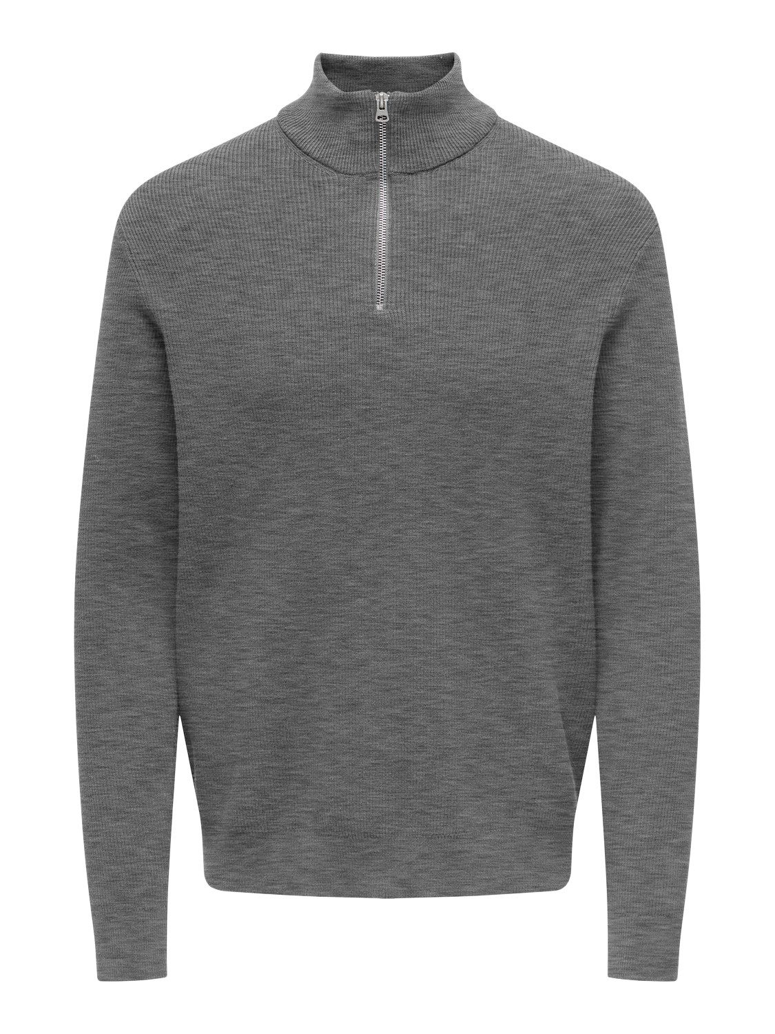 ONLY & SONS Gebreide trui ONSPHIL REG 12 STRUC HALF ZIP KNIT NOOS