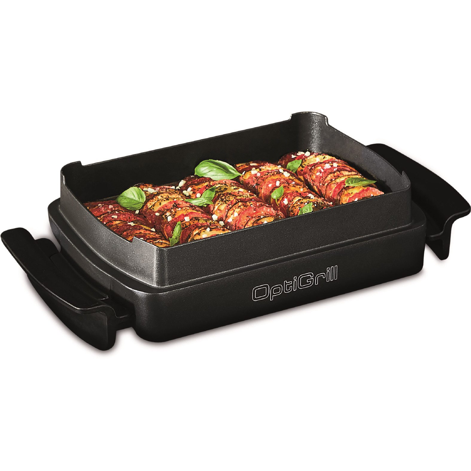 Tefal Contactgrill GC714D OptiGrill en inclusief snacking & baking accessoires