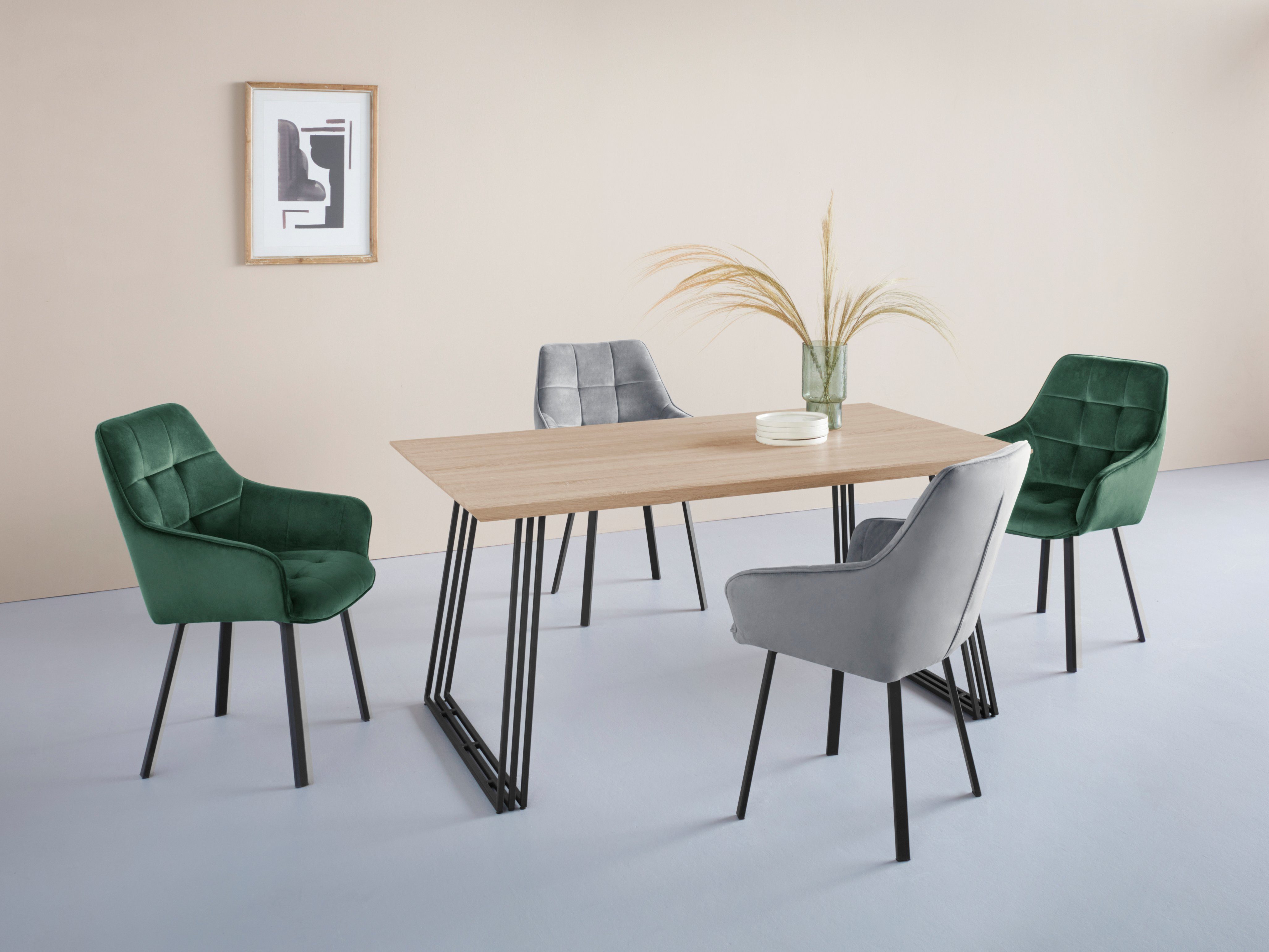 Home affaire Eettafel Kairo Breedte ca. 160 cm