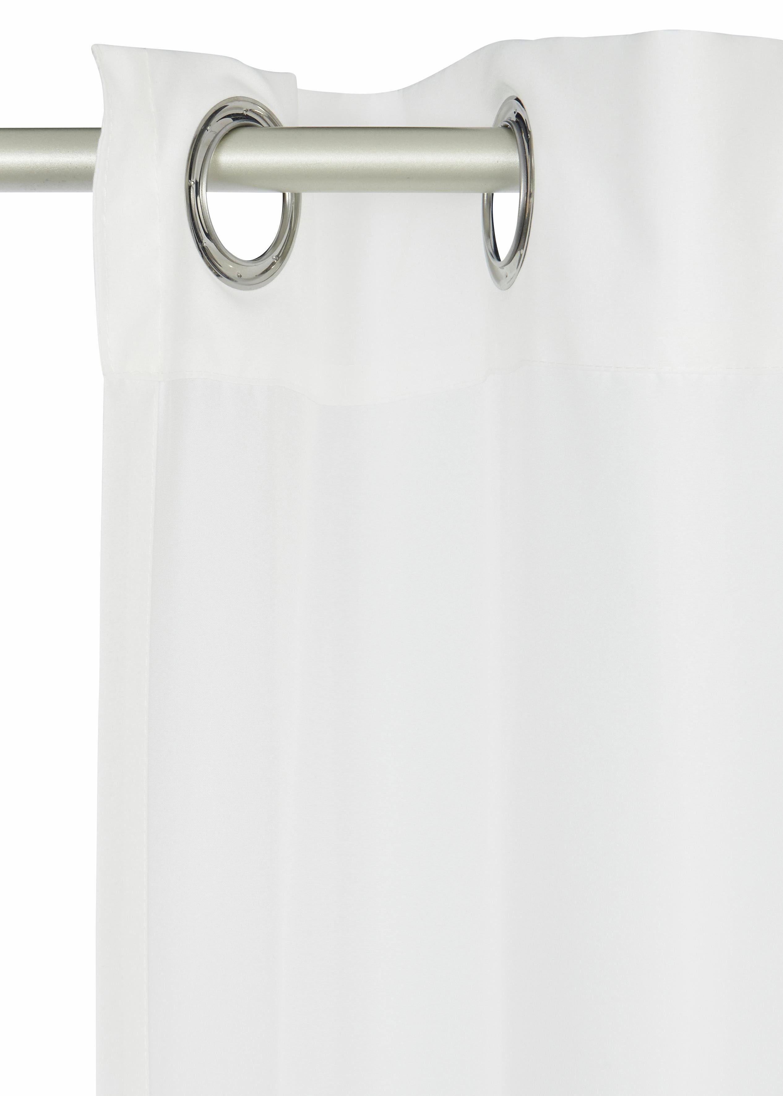 Home affaire Gordijn Parry set van 2, ondoorzichtig, monochroom, basic (2 stuks)