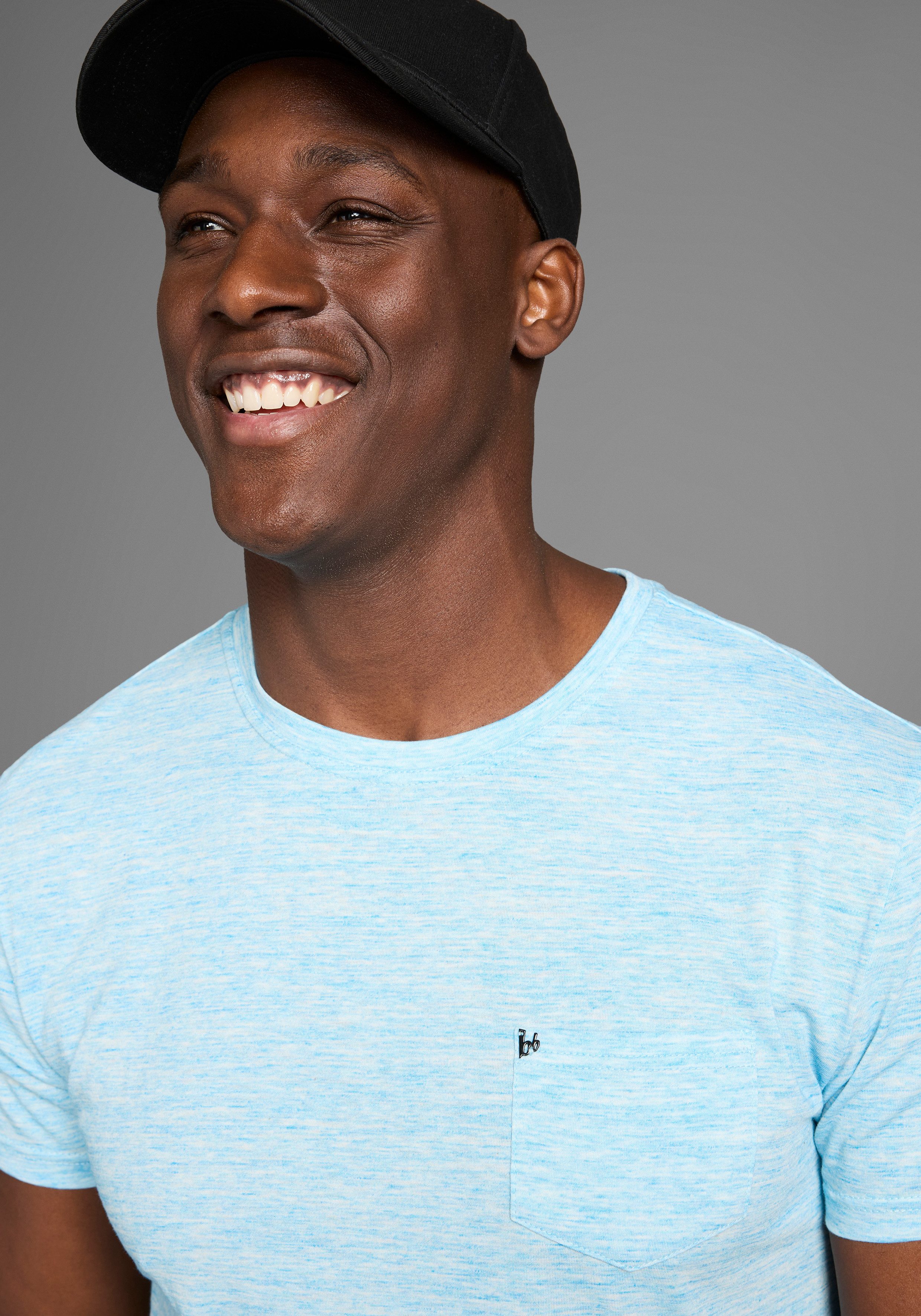Bruno Banani T-shirt Korte mouwen, slim fit, effen, ronde hals