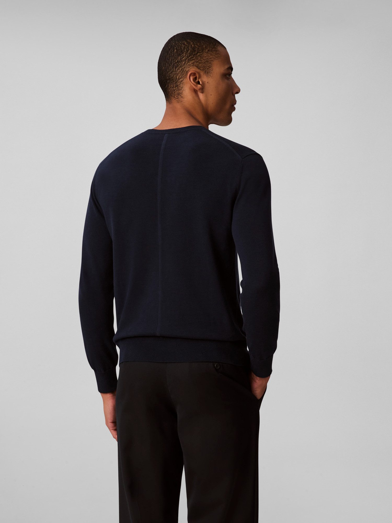Calvin Klein Gebreide trui LS SUPIMA COTTON CREW 14GG