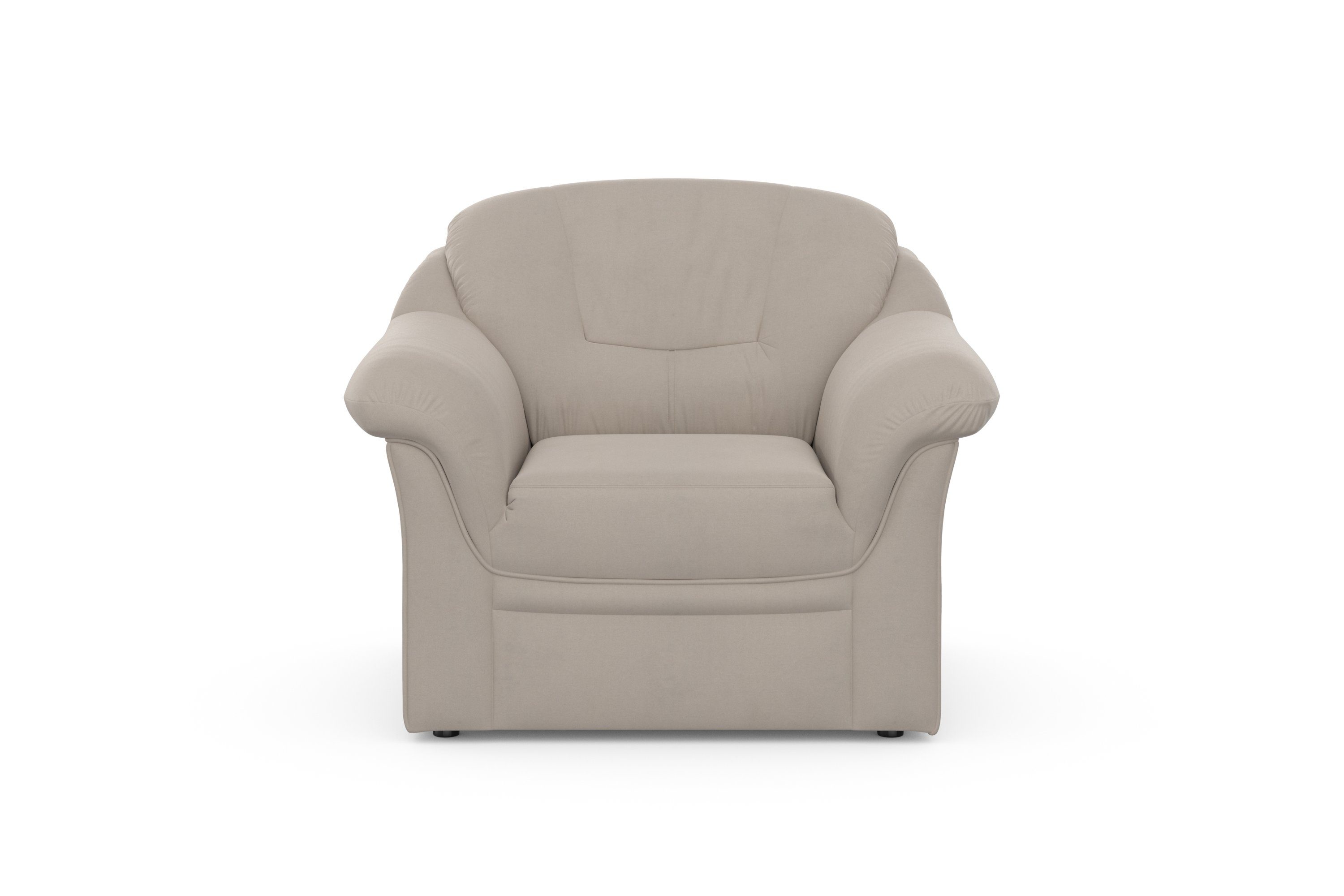 DOMO collection Fauteuil Montana comfortabel en tijdloos, comfortabele armleuningen fauteuils beige