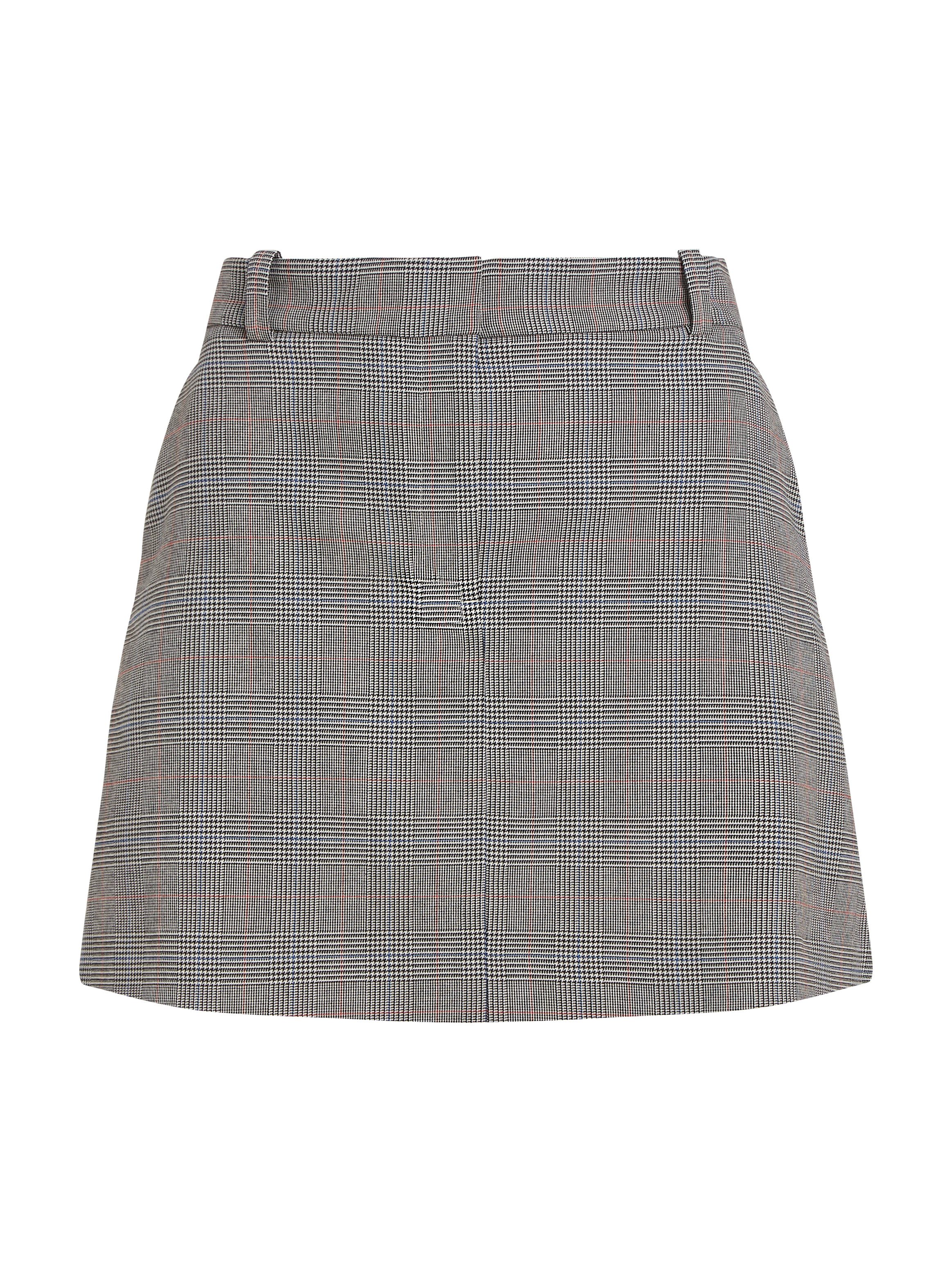 Tommy Hilfiger Kokerrok POW CHECK SHORT SKIRT (Global Serie TH VROUWEN)